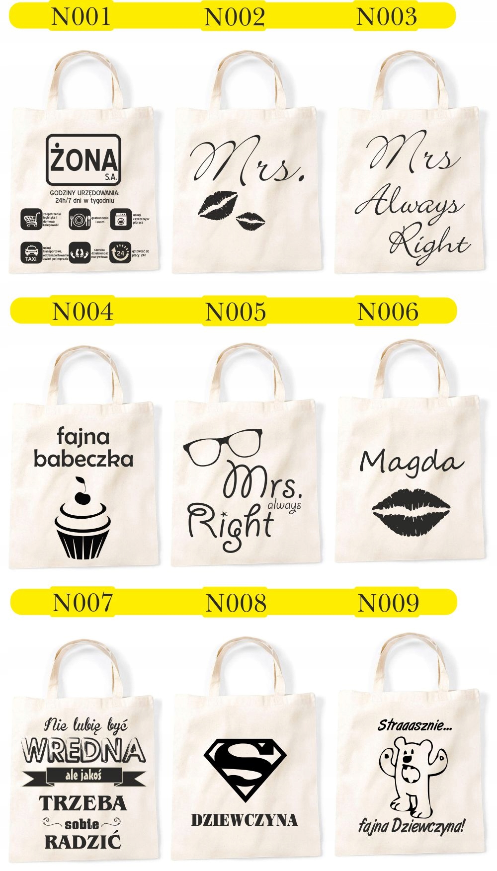 EKO TORBA nadruk prezent świeta dla cioci kuzynki