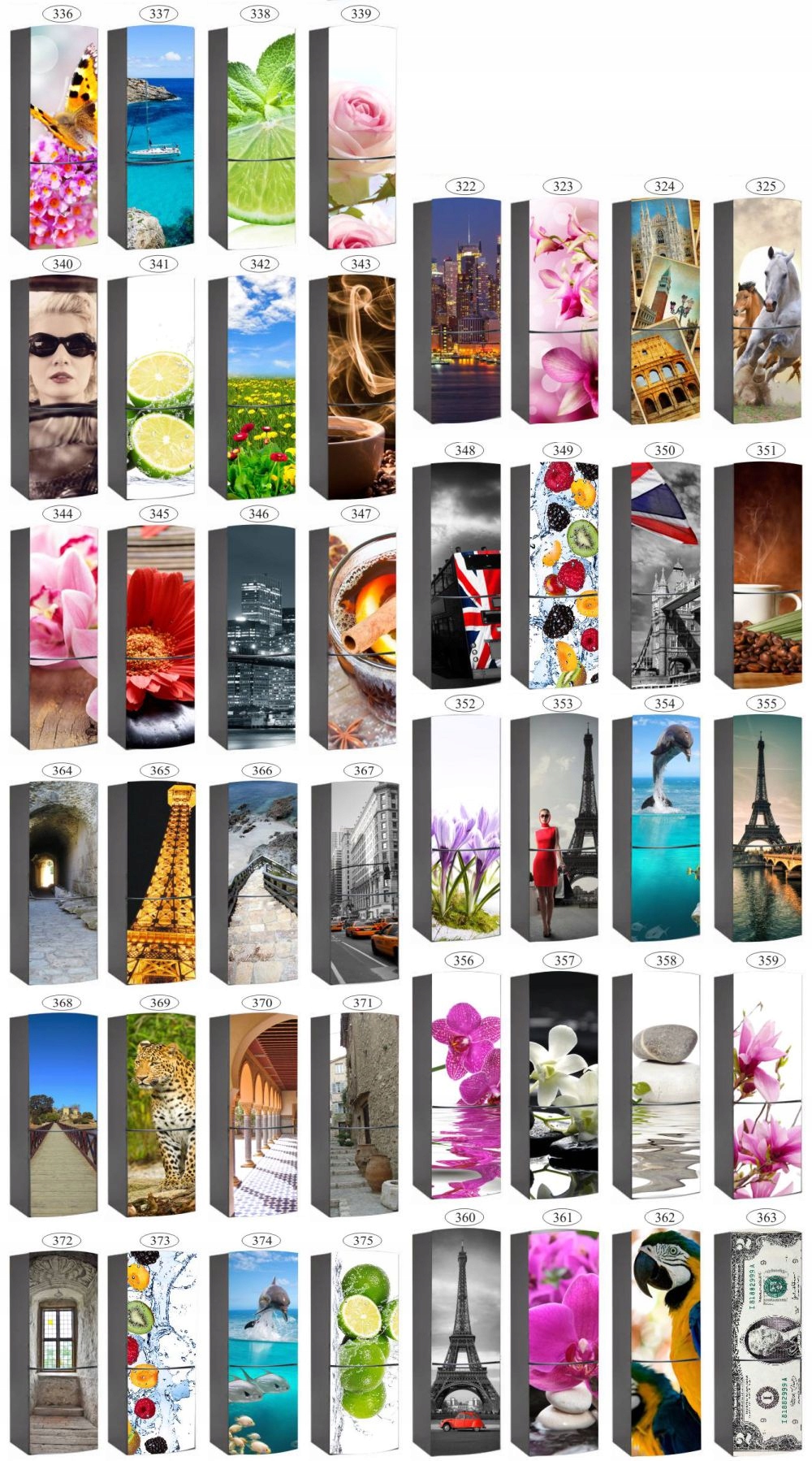 NAKLEJKA na lodówkę naklejki skin OZDOBA