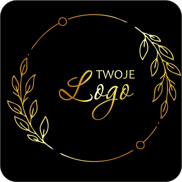 naklejki Etykiety z LOGO twojej firmy 10 cm 50szt