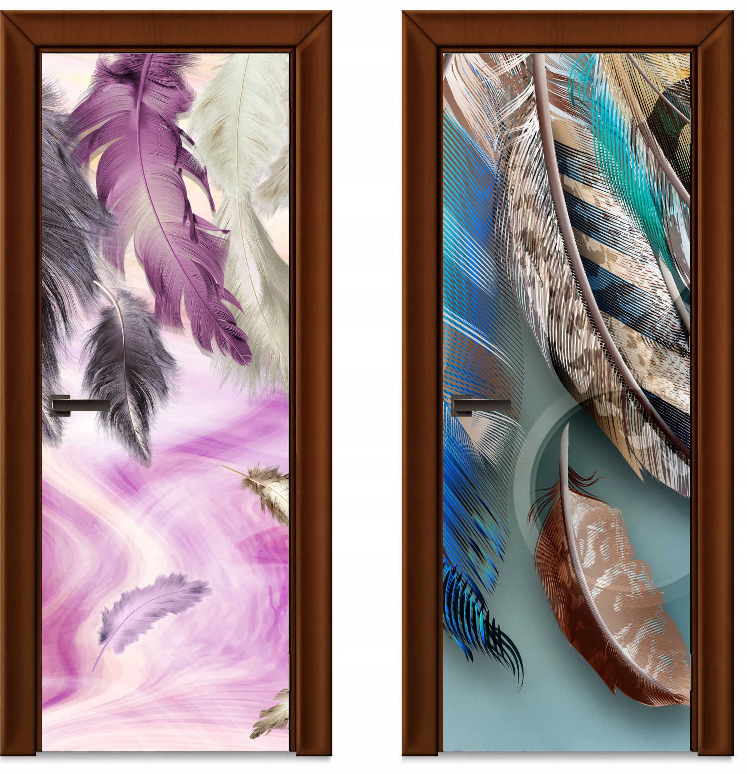 Naklejka samoprzylepna Okleina na Drzwi Szafę 3D