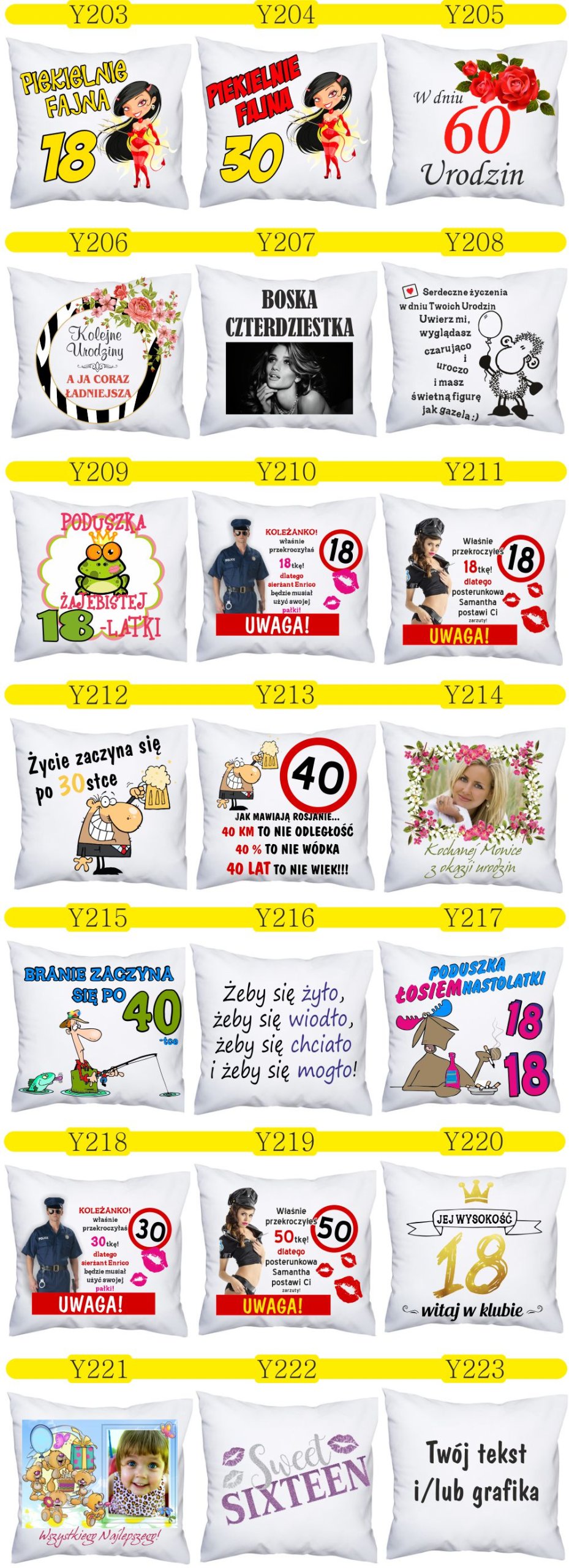 FOTO PODUSZKA nie pyta prezent dzien chłopaka