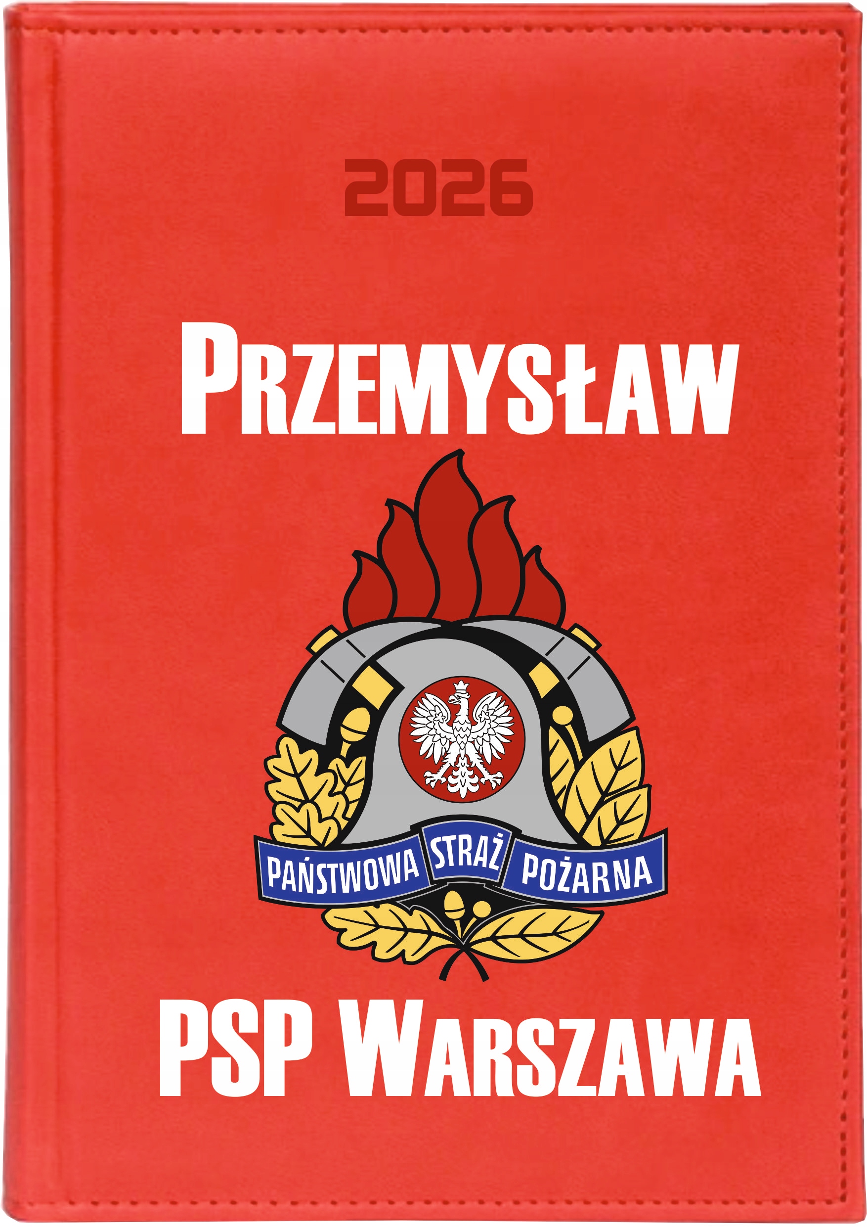 Stylowy kalendarz PLANER STRAŻAKA A5 2026 TYGODNIOWY terminarz PREZENT