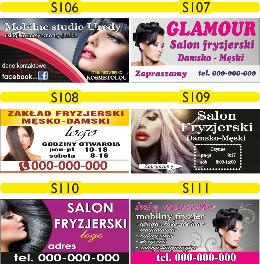 Reklama Naklejka na samochód MANICURE HYBRYDOWY