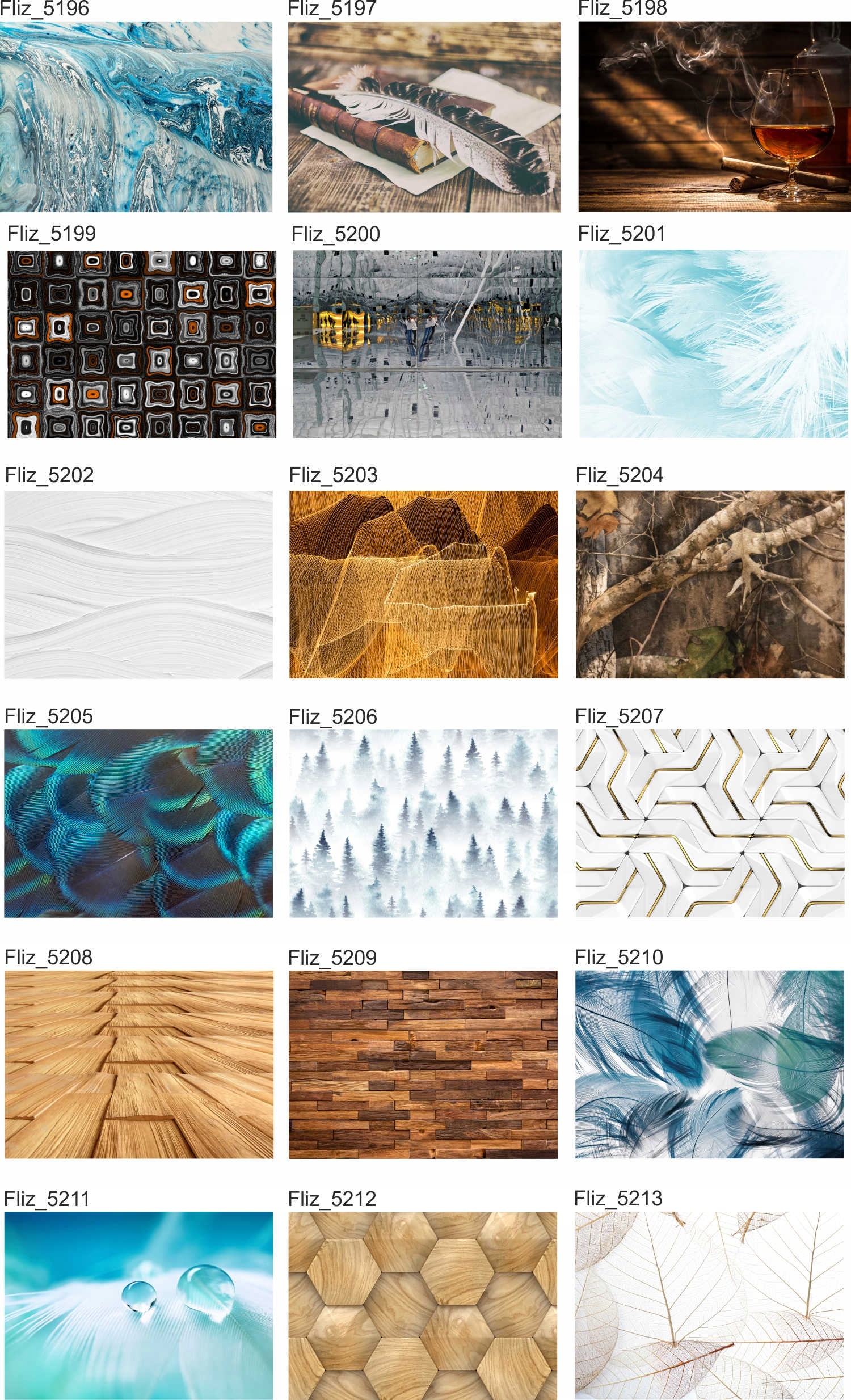 Fototapeta WIKLINOWE DESKI 3D PANELE 130x80