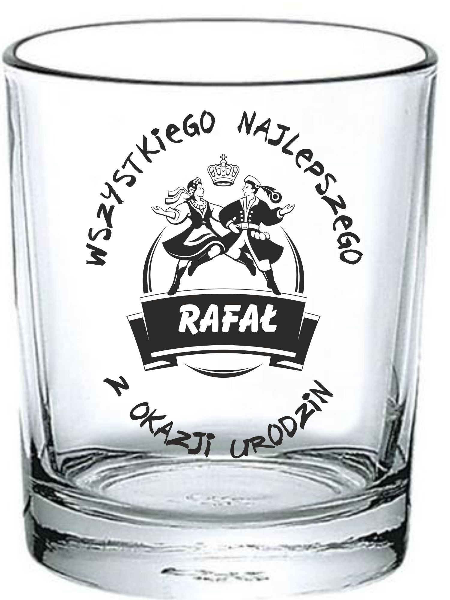 Szklanka do WHISKY z grawerem prezent na urodziny