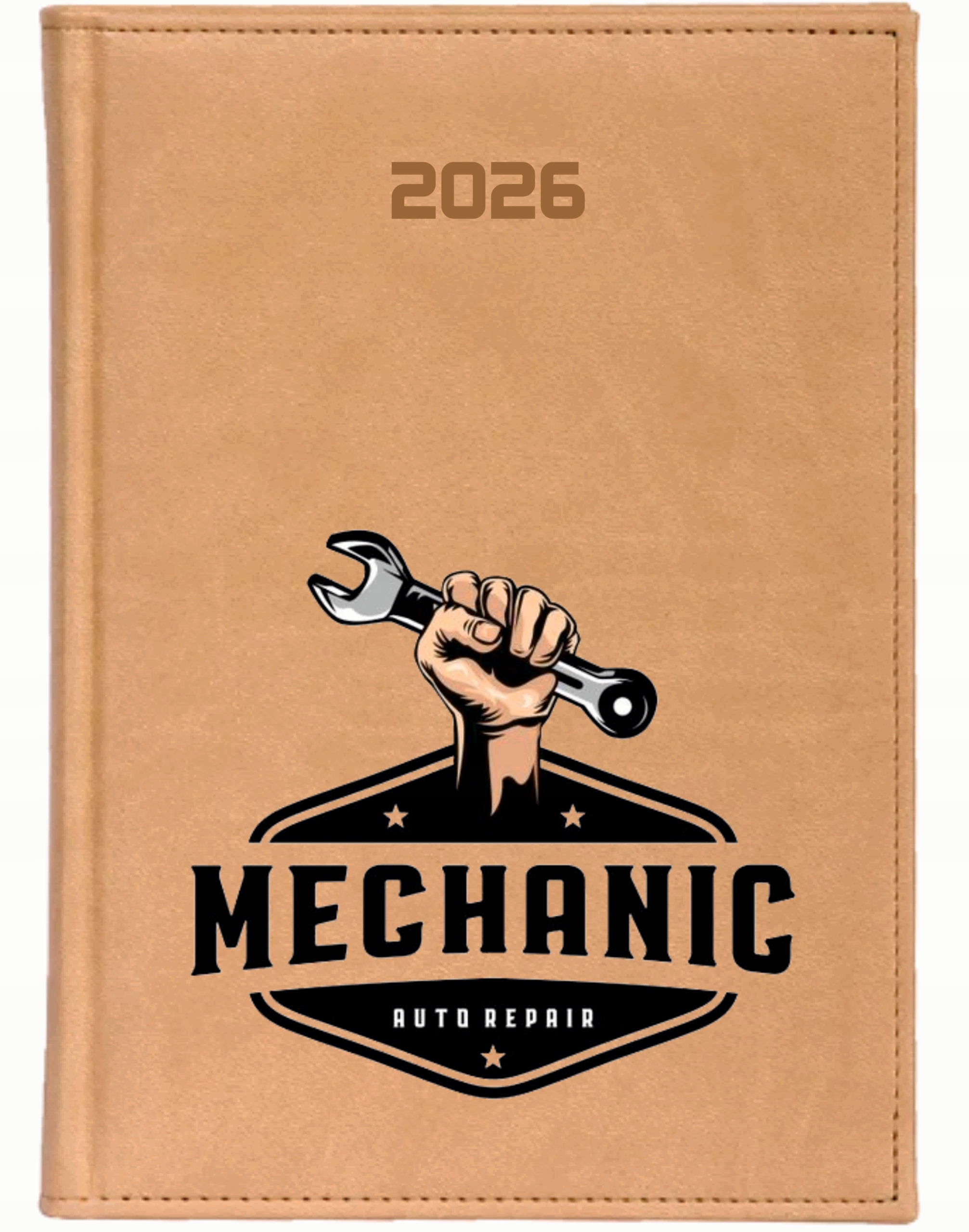 KALENDARZ A5 2026 DZIENNY terminarz z nadrukiem dla mechanika prezent