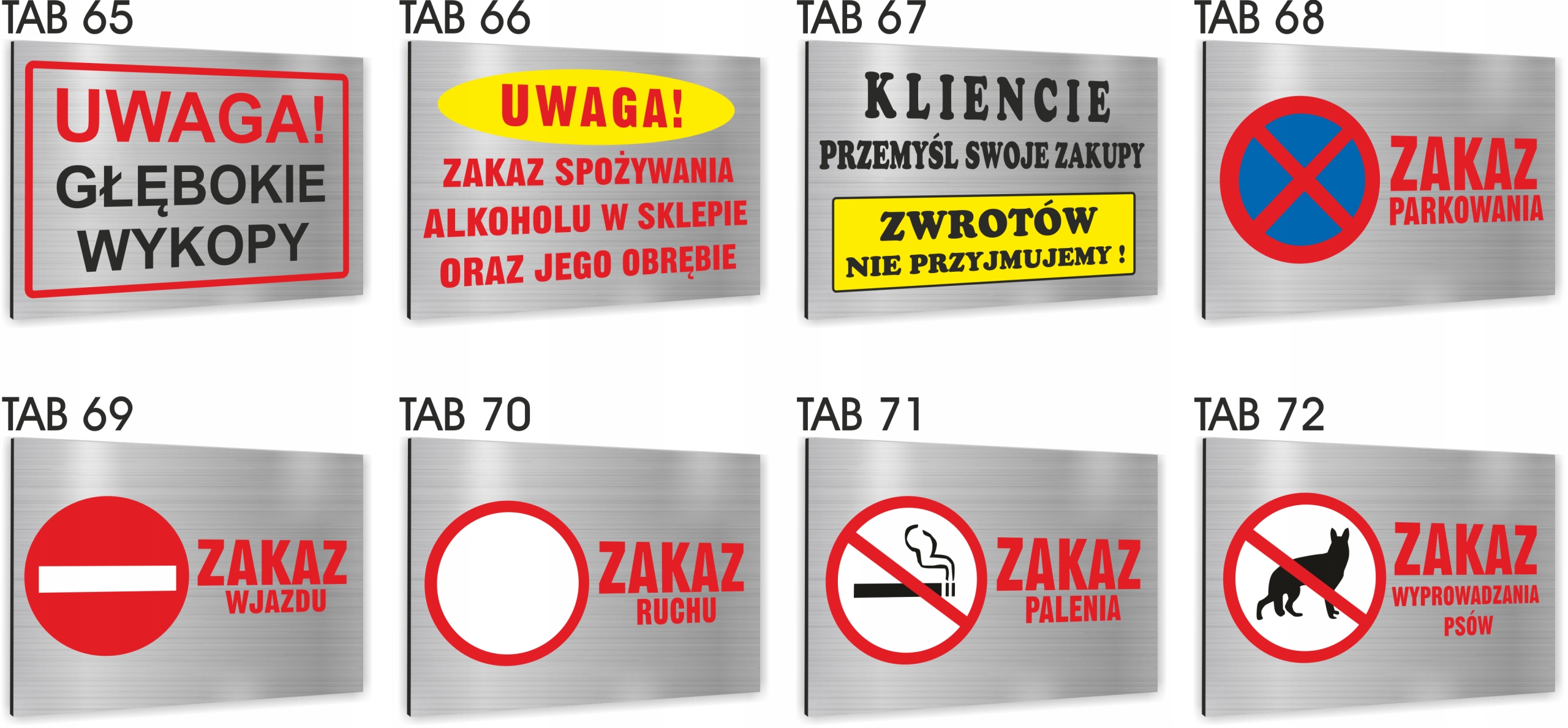 Tabliczka Znak Tablica ZAKAZ PARKOWANIA