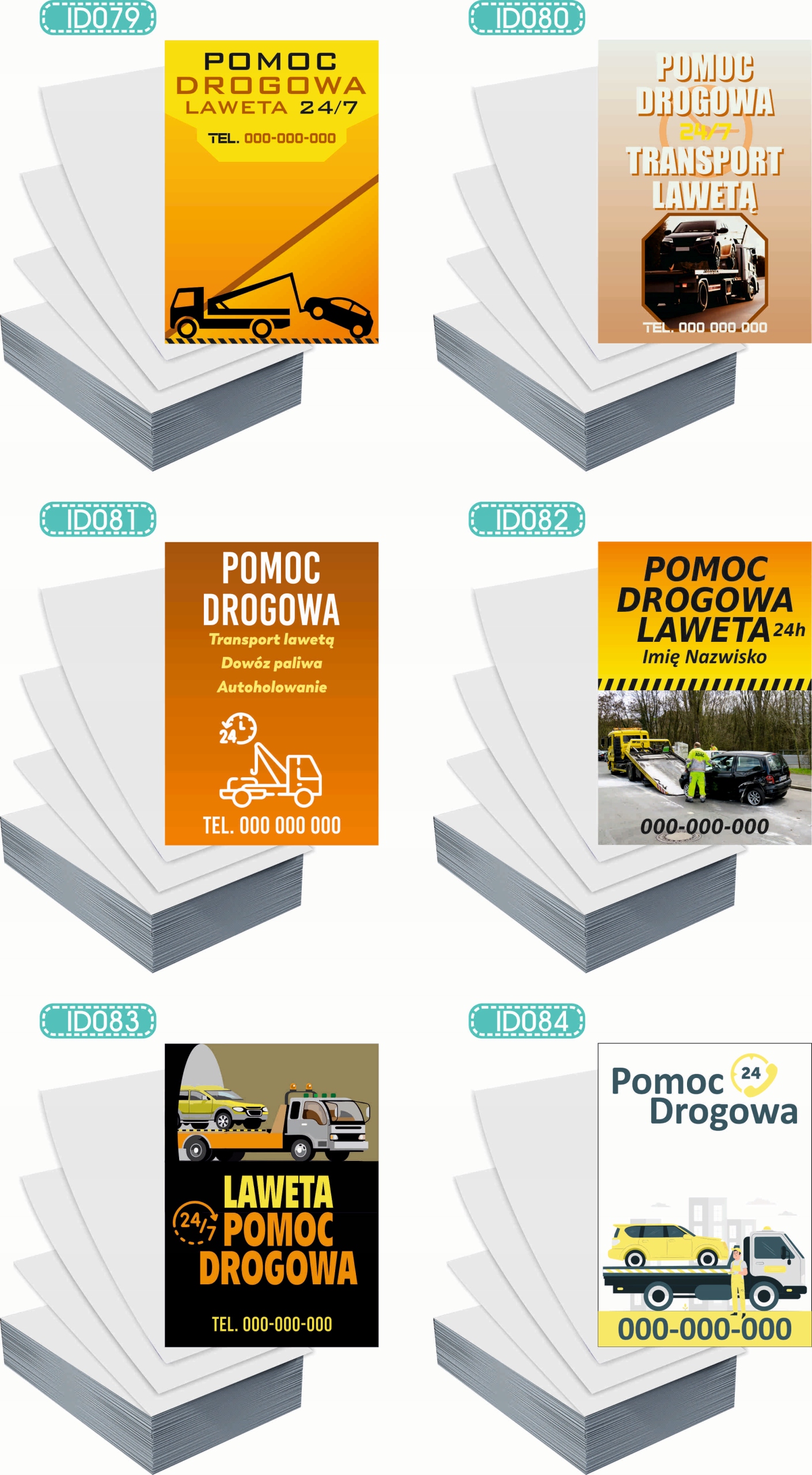 Ulotki A4 reklamowe firmowe 5000szt projekt w cenie SPRZEDAŻ KRUSZYW