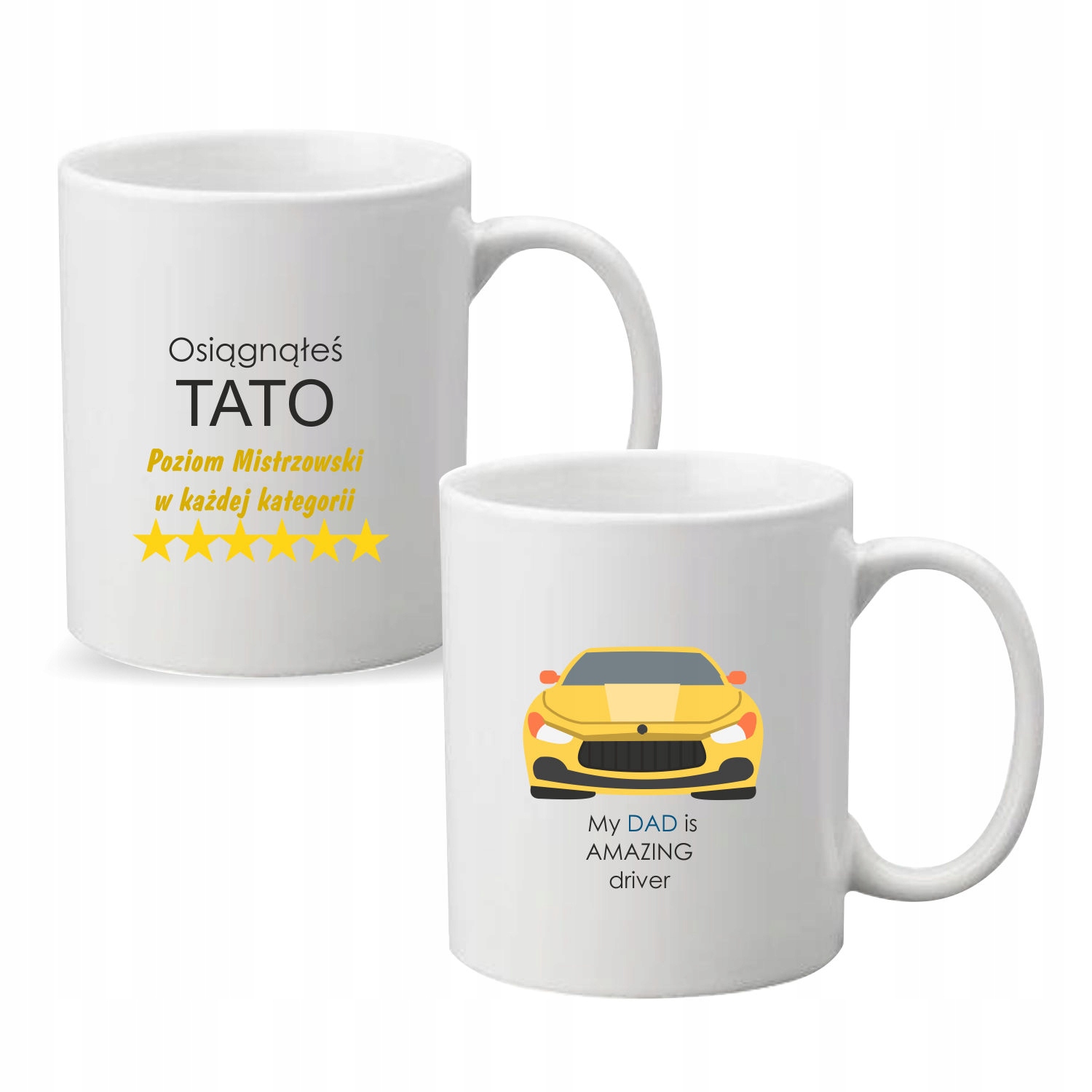 Kubek z nadrukiem PREZENT OSIĄGNĄŁEŚ TATO