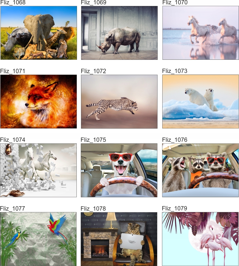 OBRAZ na płótnie tygrys gepard jaguar salon 120x80