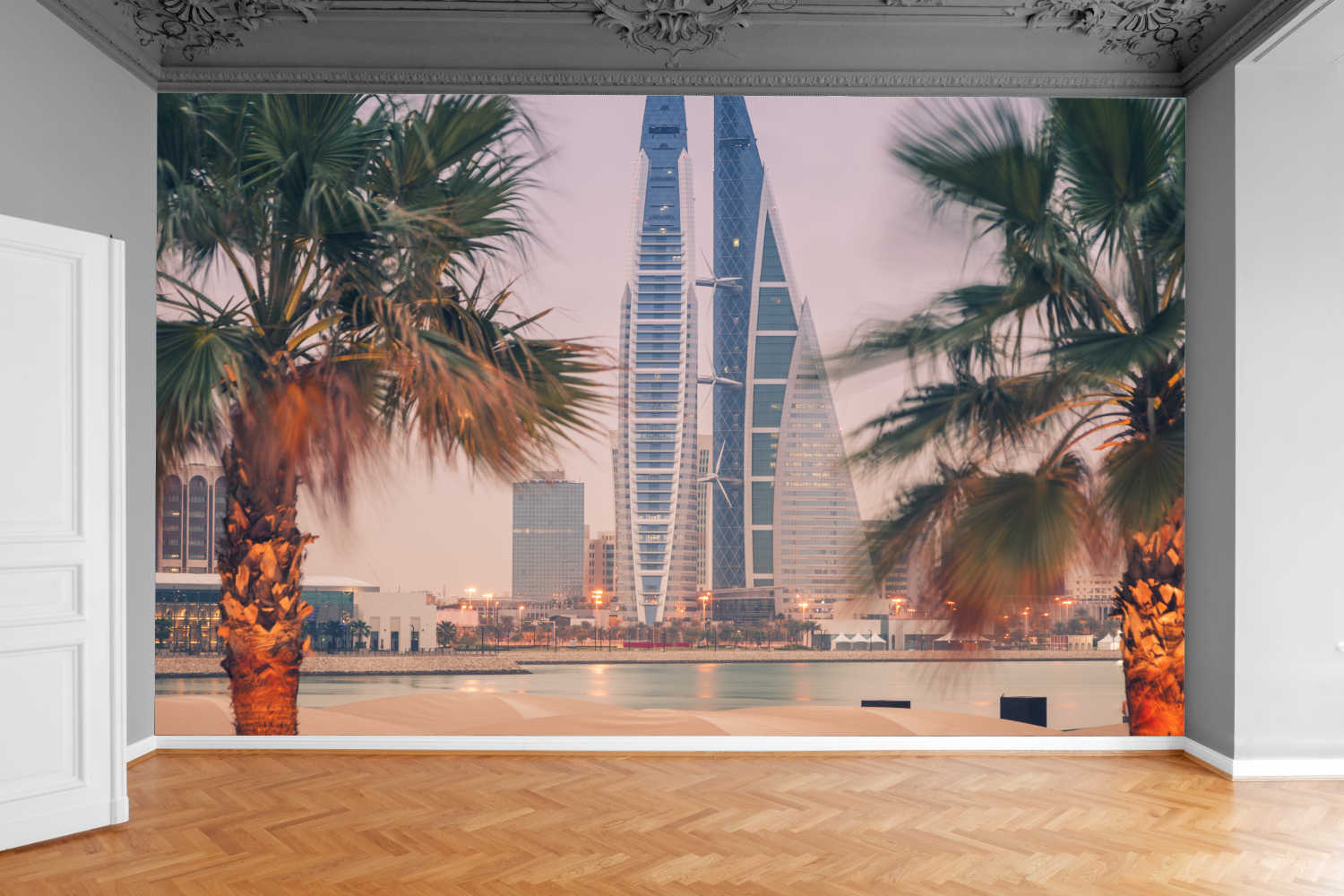 Fototapeta MANAMA BAHRAJN PALMY 300x210