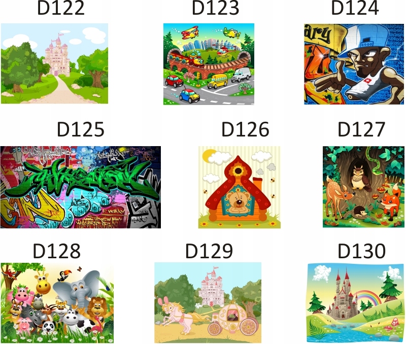 FOTOTAPETA fototapety 3D dla dzieci zwierzęta