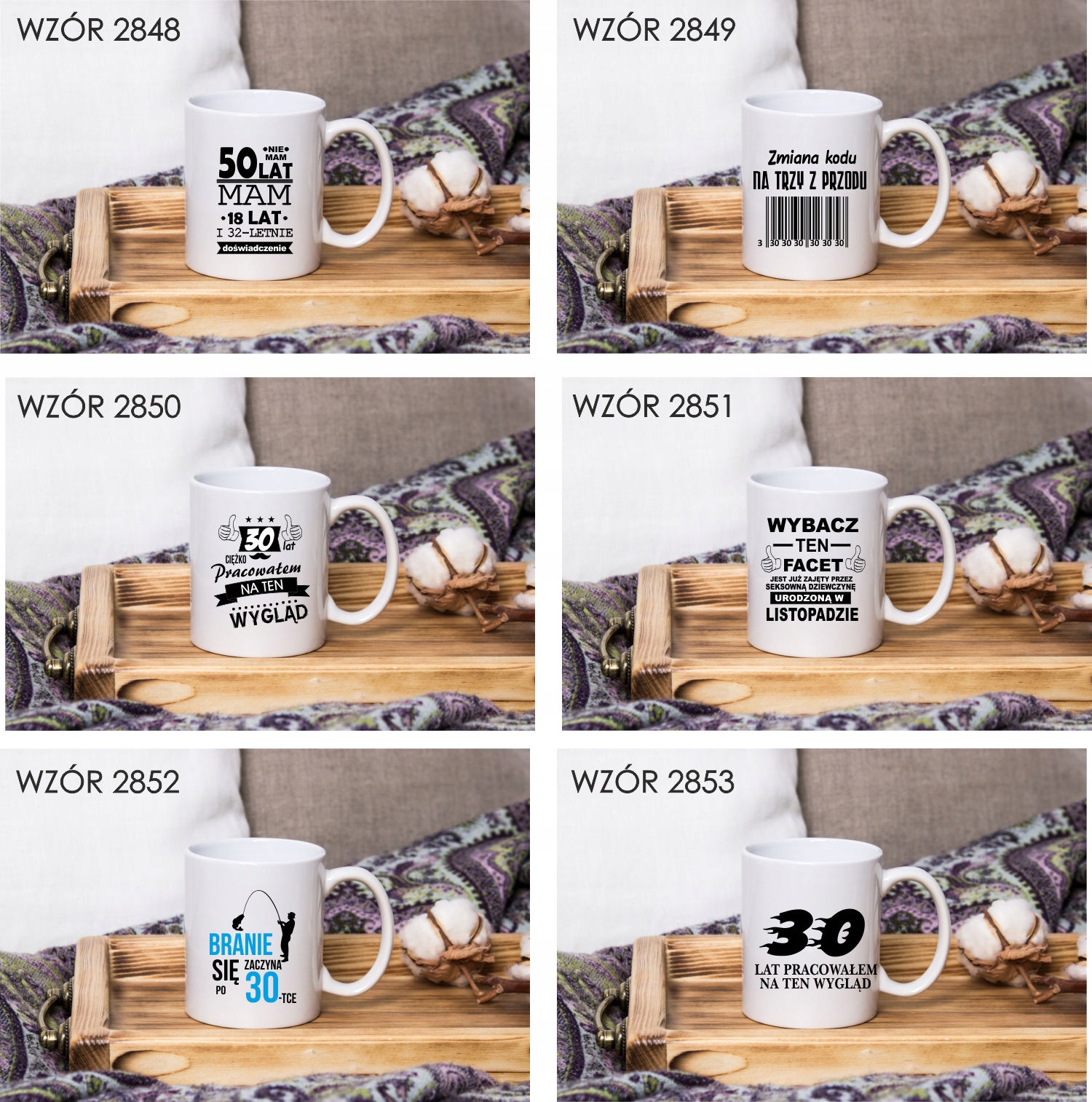 Kubek z nadrukiem PREZENT CZŁOWIEK LEGENDA ROK