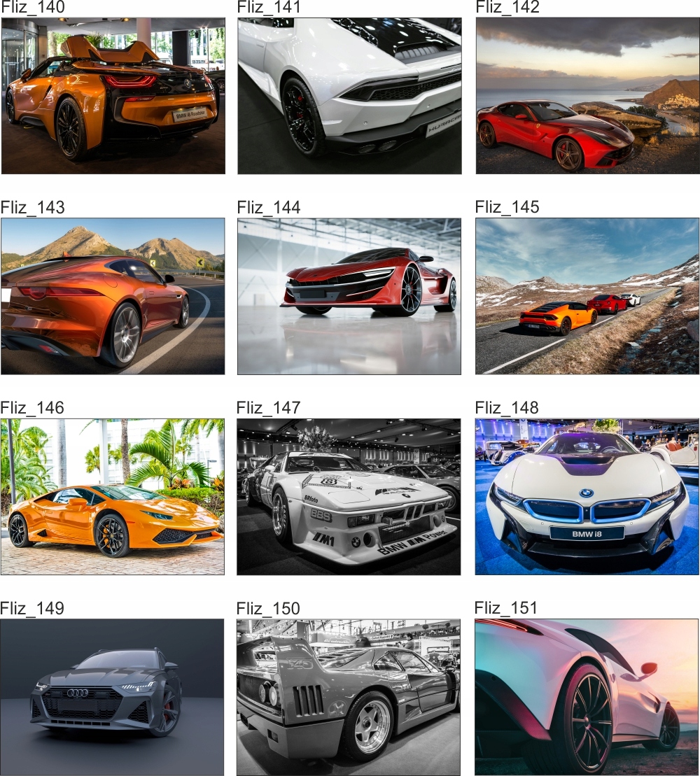 FOTOTAPETA samochody Ferrari BMW 3D 300x210 FLIZ