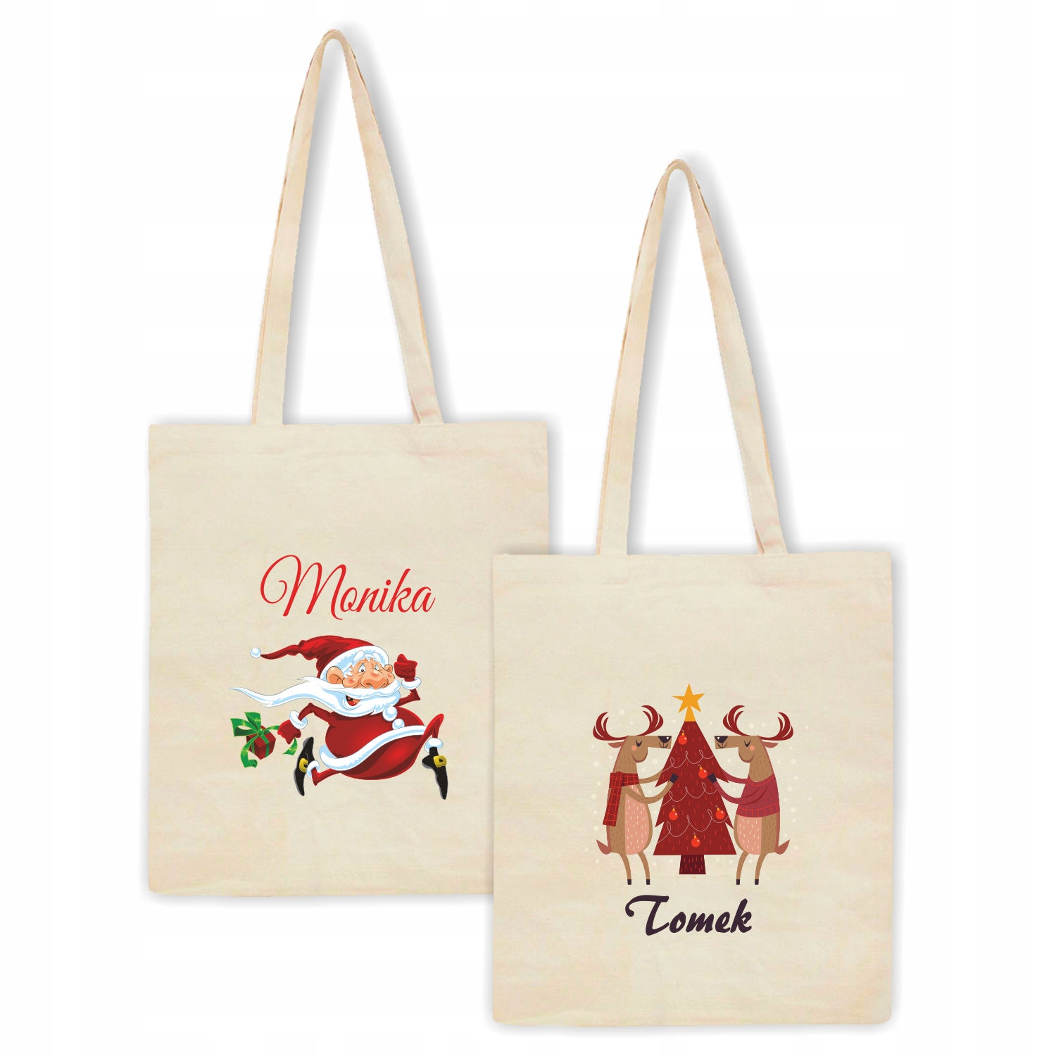 Eko Torba z imieniem PREZENT ŚWIĄTECZNY MIKOŁAJ