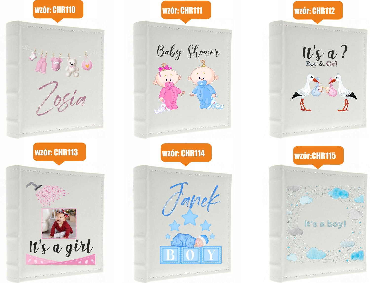 ALBUM NA ZDJĘCIA PREZENT NA CHRZEST IMIĘ DZIECKA