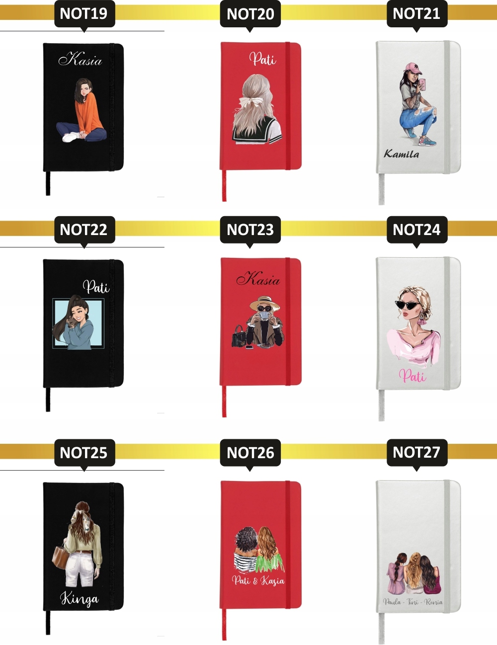 Notes planer A5 prezent dla niej dla niego WYBÓR