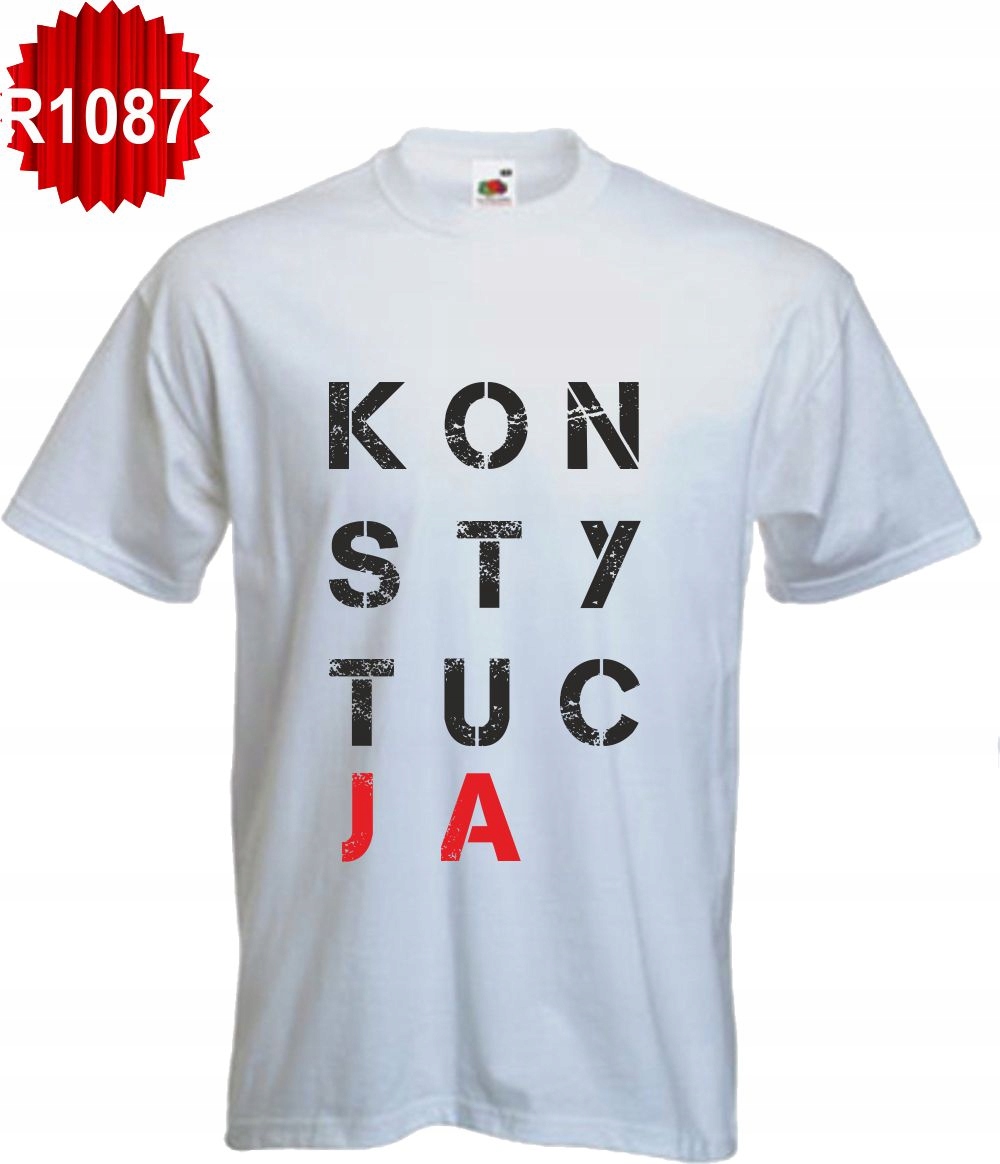 KOSZULKA z nadrukiem KONSTYTUCJA protest twój druk