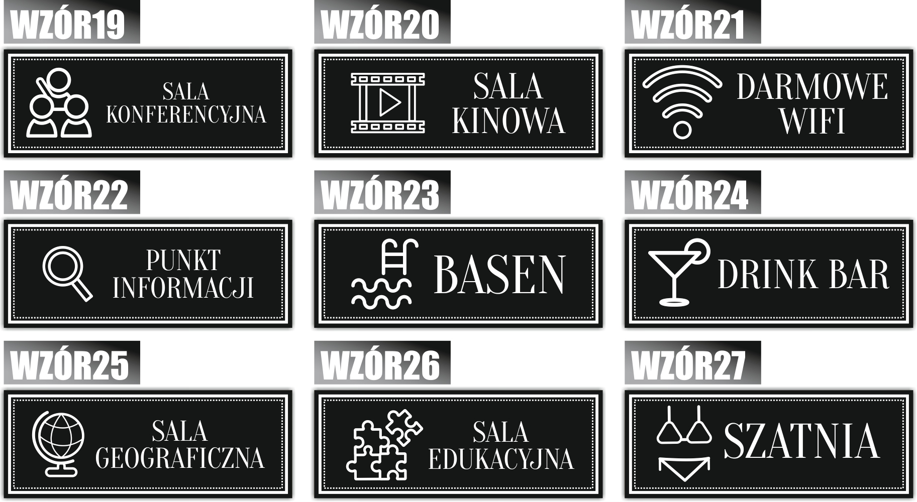 Tabliczka Grawer na Drzwi ZAKAZ PALENIA