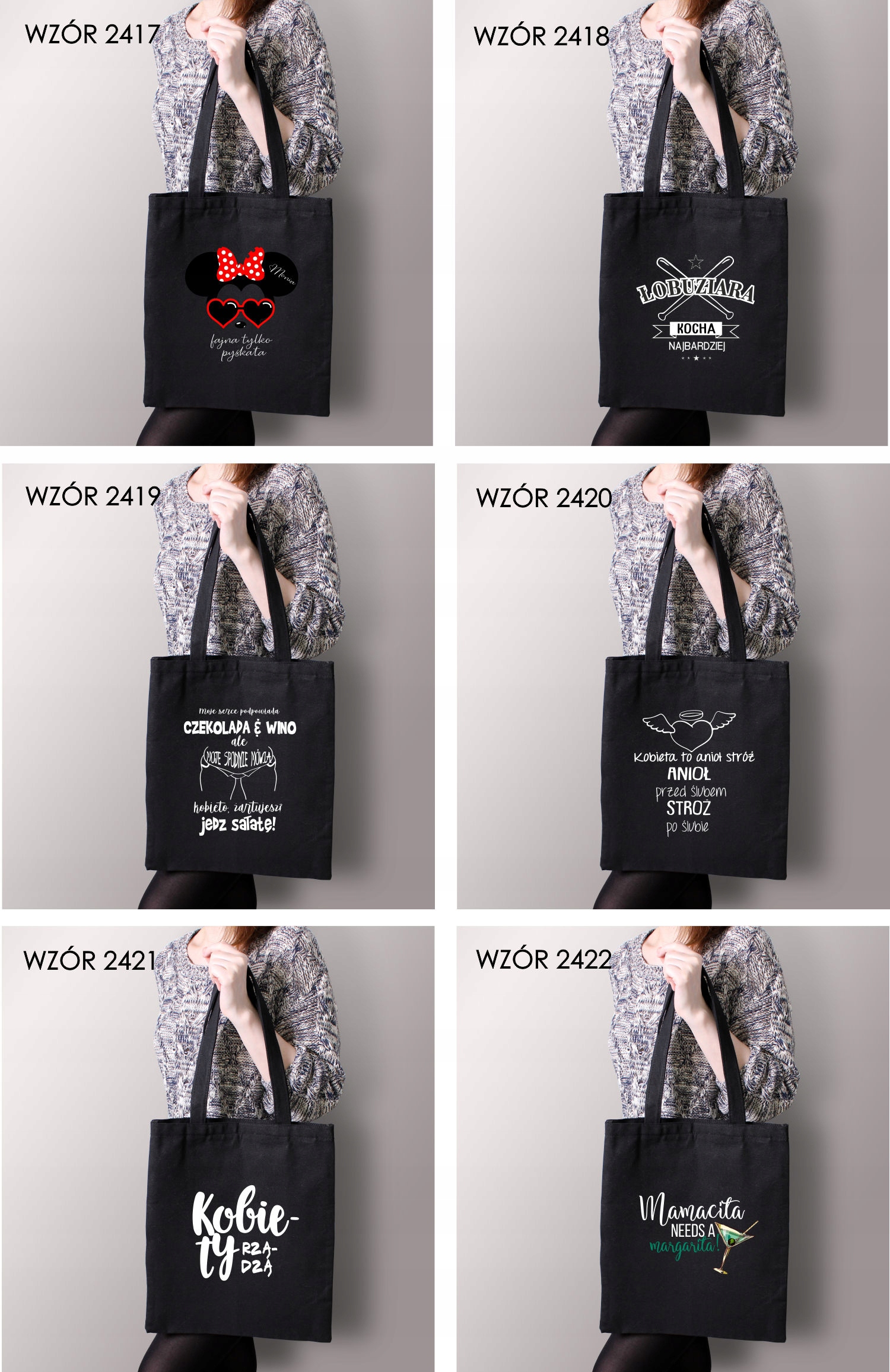 Eko Torba z nadrukiem JA SIĘ NIE OBRAŻAM