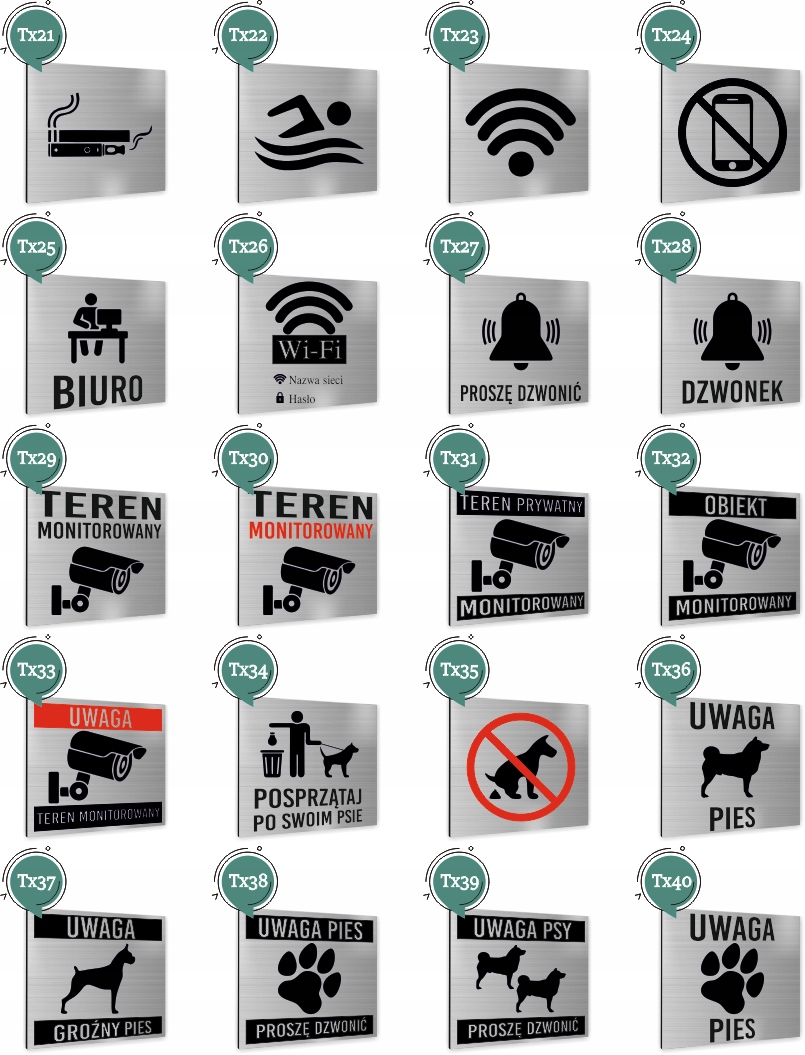 Tabliczka PRYSZNIC MĘSKI NAPIS Tablica nierdzewna PIKTOGRAM ALUMINIUM