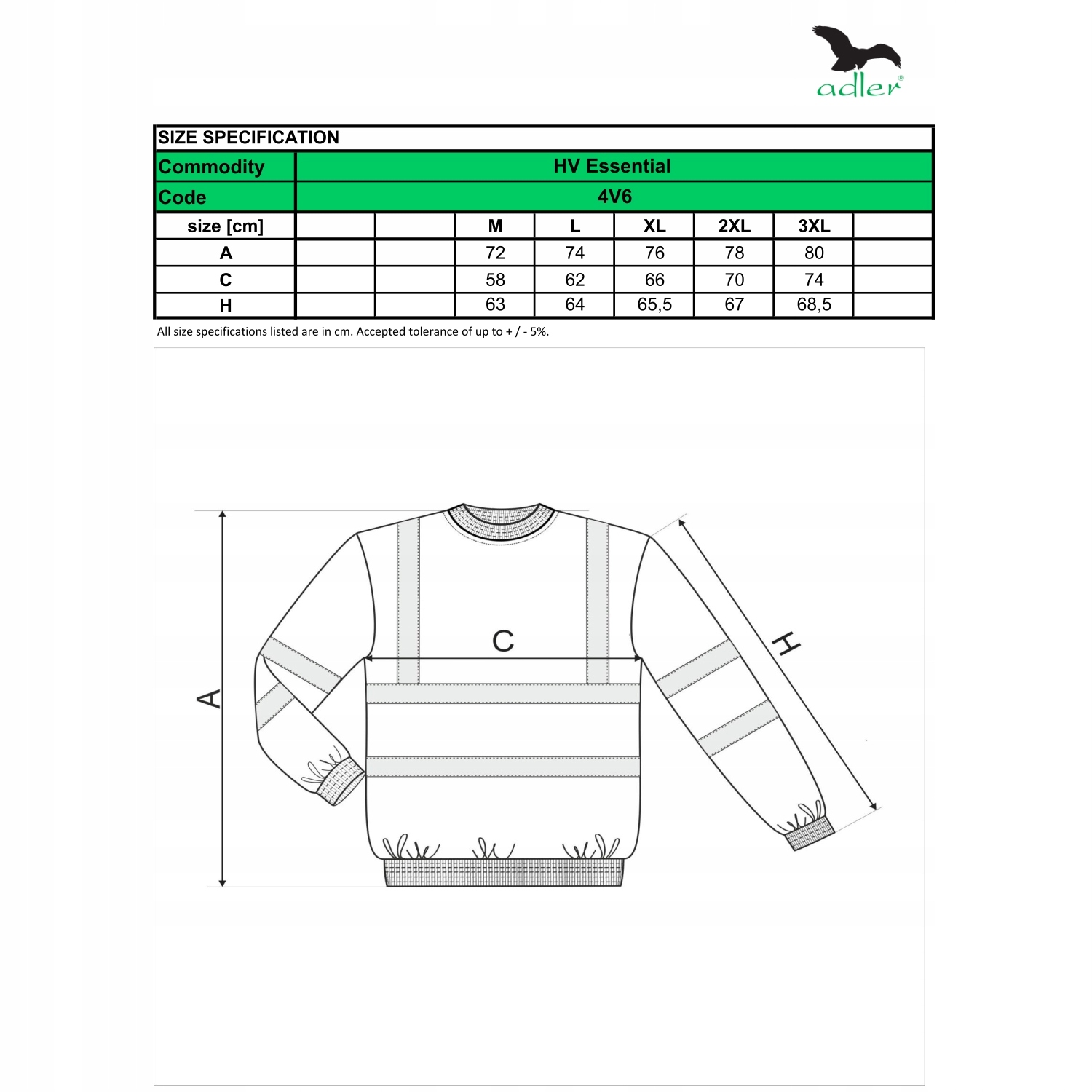 Bluza robocza Odblaskowa FLUO z HAFTEM LOGO x10