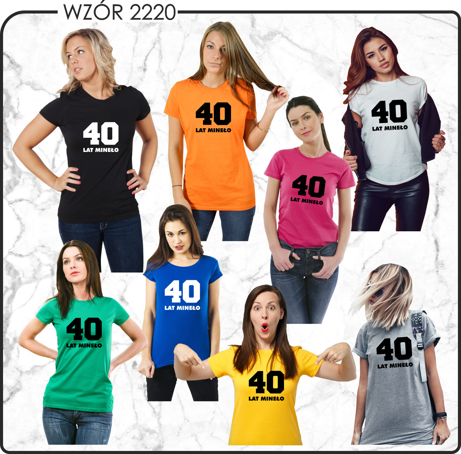 KOSZULKA prezent na Urodziny 18 20 30 40 50 60 70