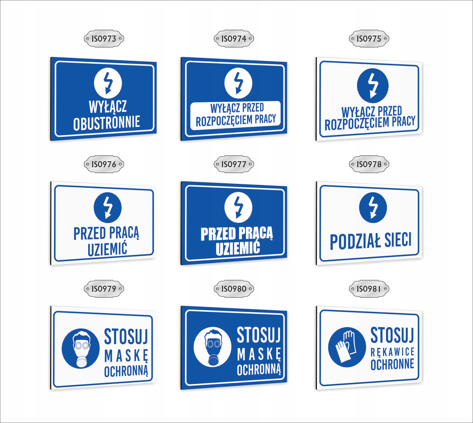 Tabliczka znak informacyjny nadruk UV dibond 20x15 odpady inne twój napis