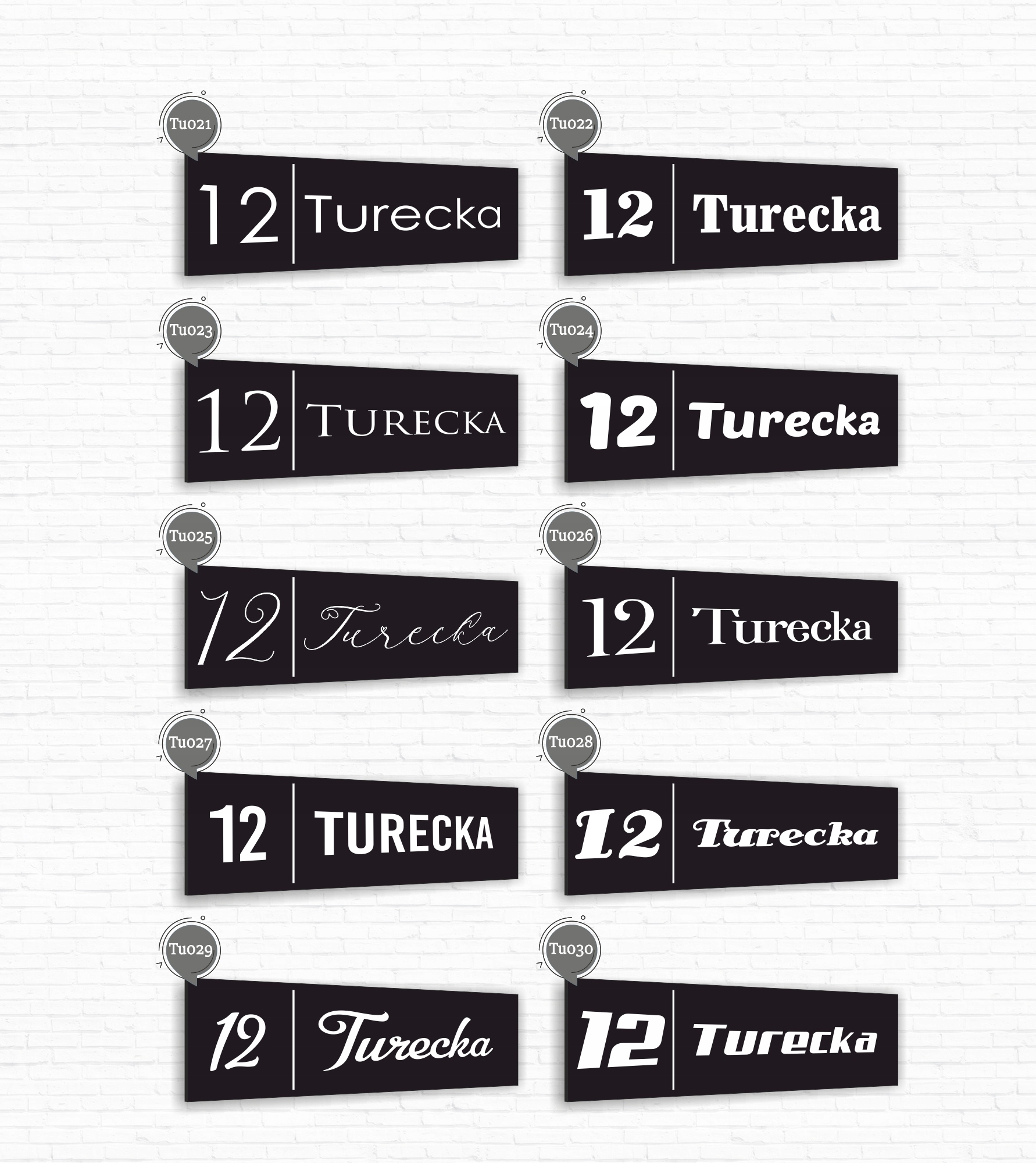 Tabliczka Tablica ADRESOWA ALUMINIOWA Numer domu 40x15 numer dom ulica