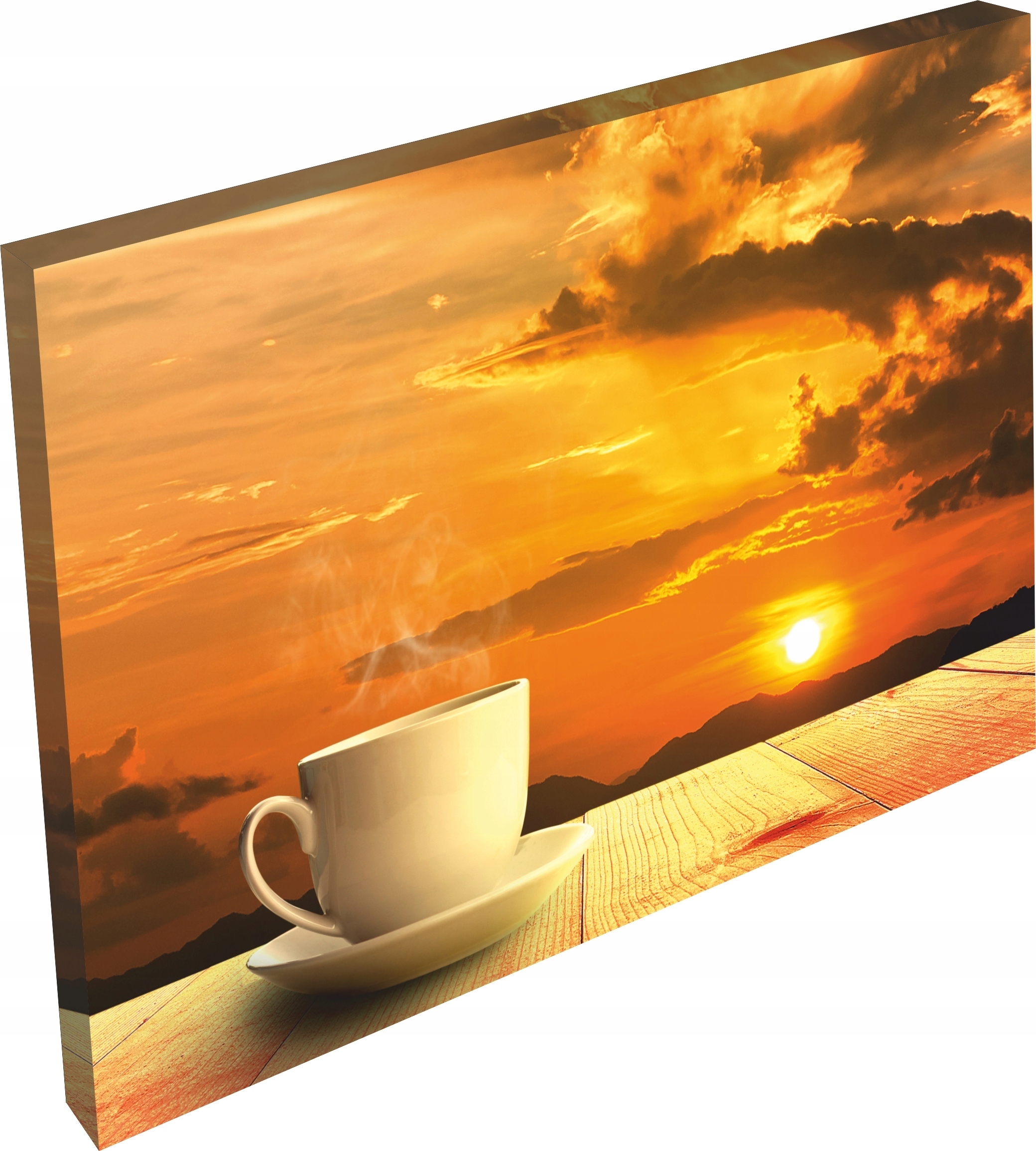 OBRAZ na płótnie do kuchni Cafe kawa napisy 120x80