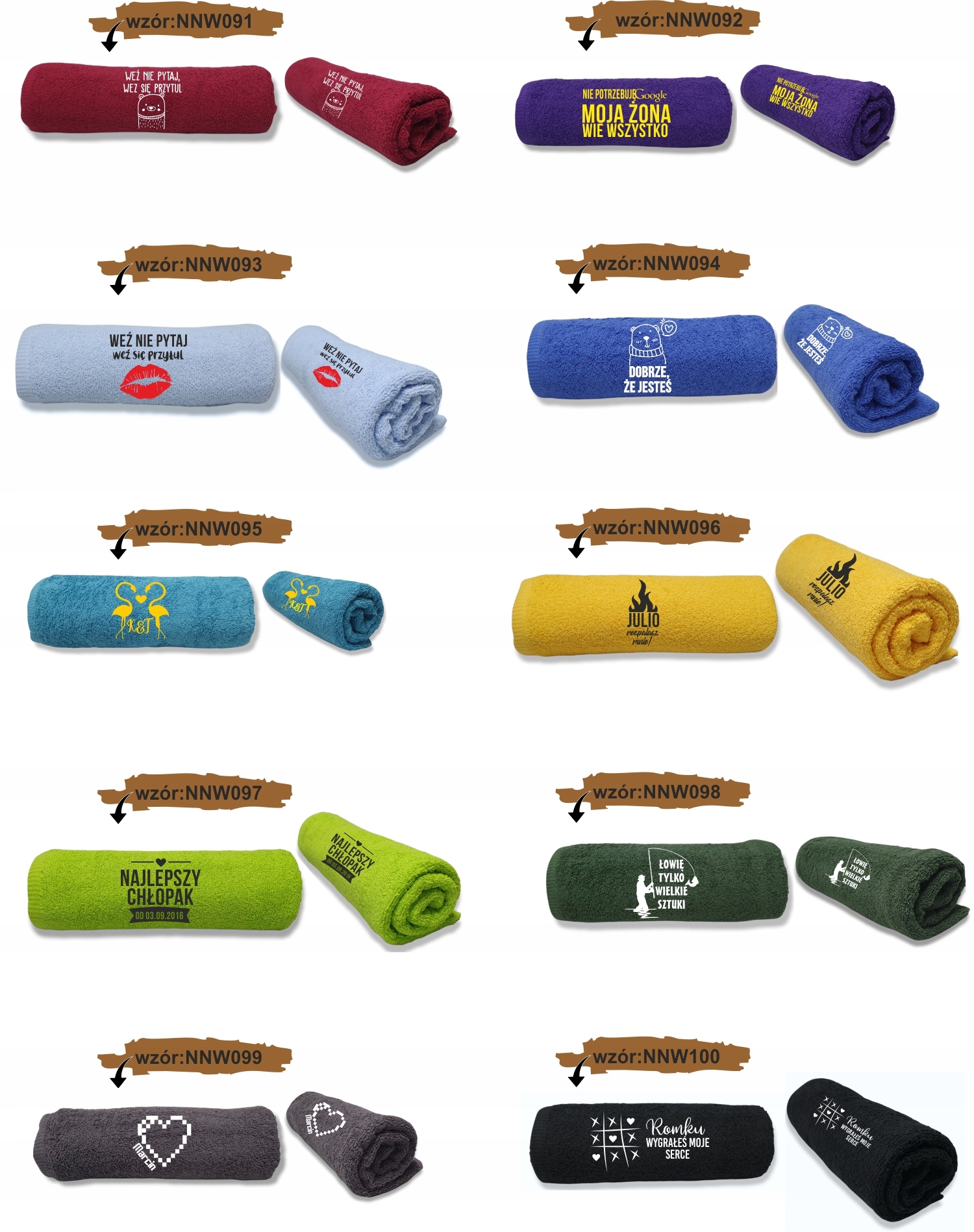 Ręcznik do przedszkola szkoły Z HAFTEM IMIENIEM personalizowane