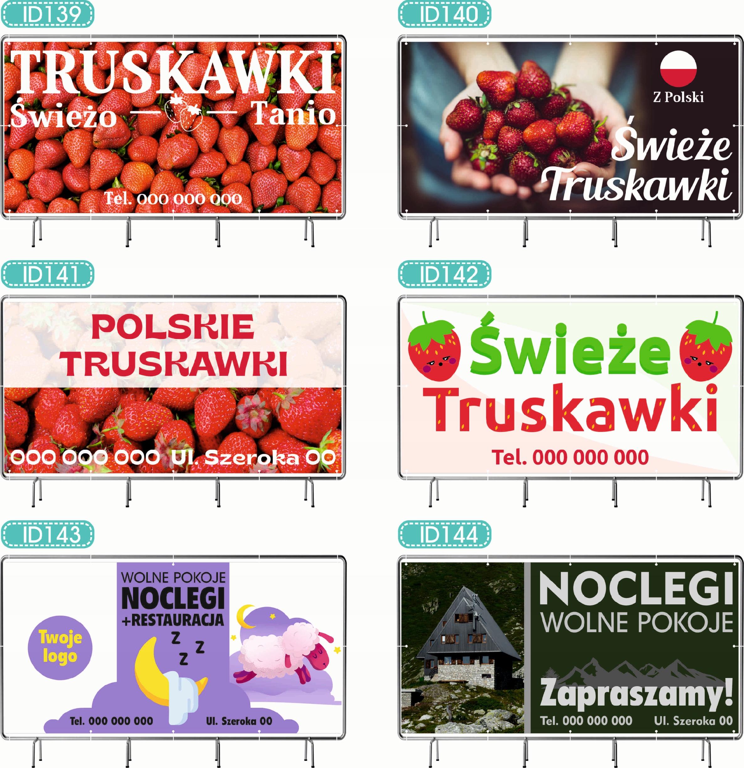 BANER REKLAMOWY 300x150 cm różne wzory projekt w cenie PUNKT WYMIANY BUTLI