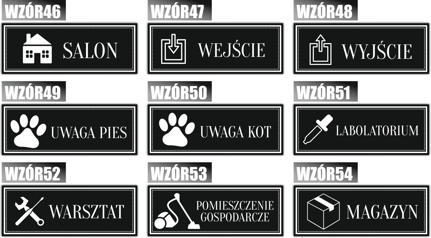 Tabliczka Grawer na Drzwi ZAKAZ PALENIA