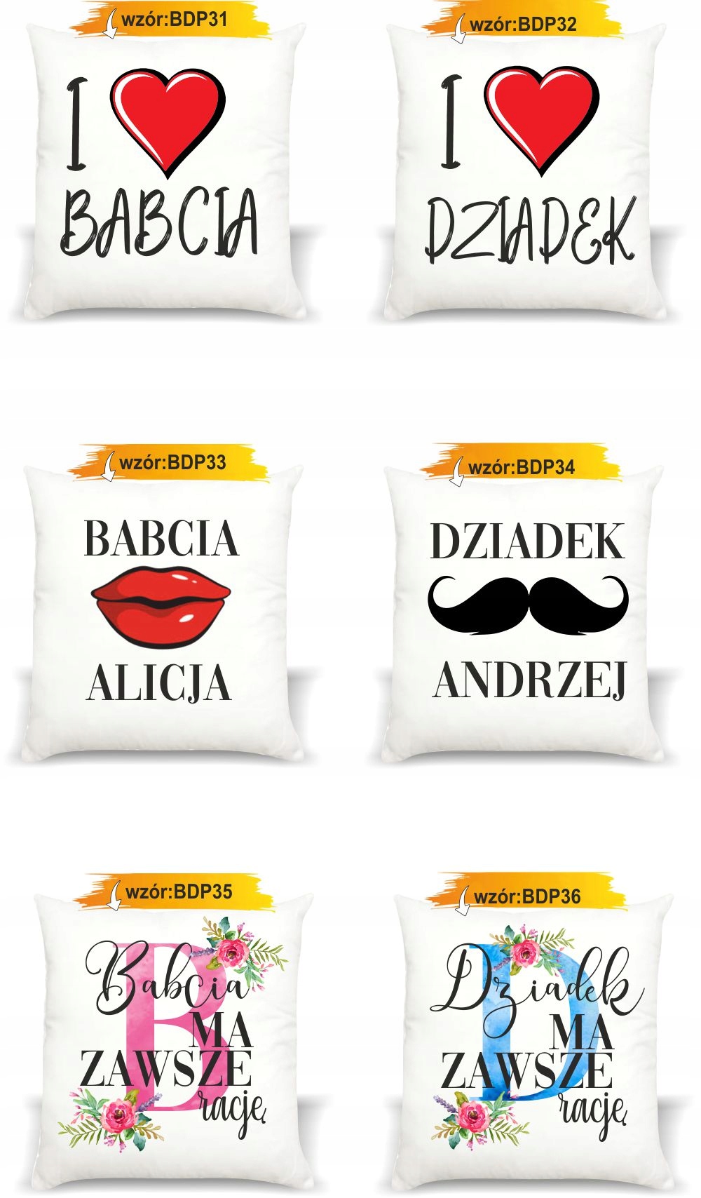 foto PODUSZKA PREZENT dla SUPER DZIADEK DZIADKA