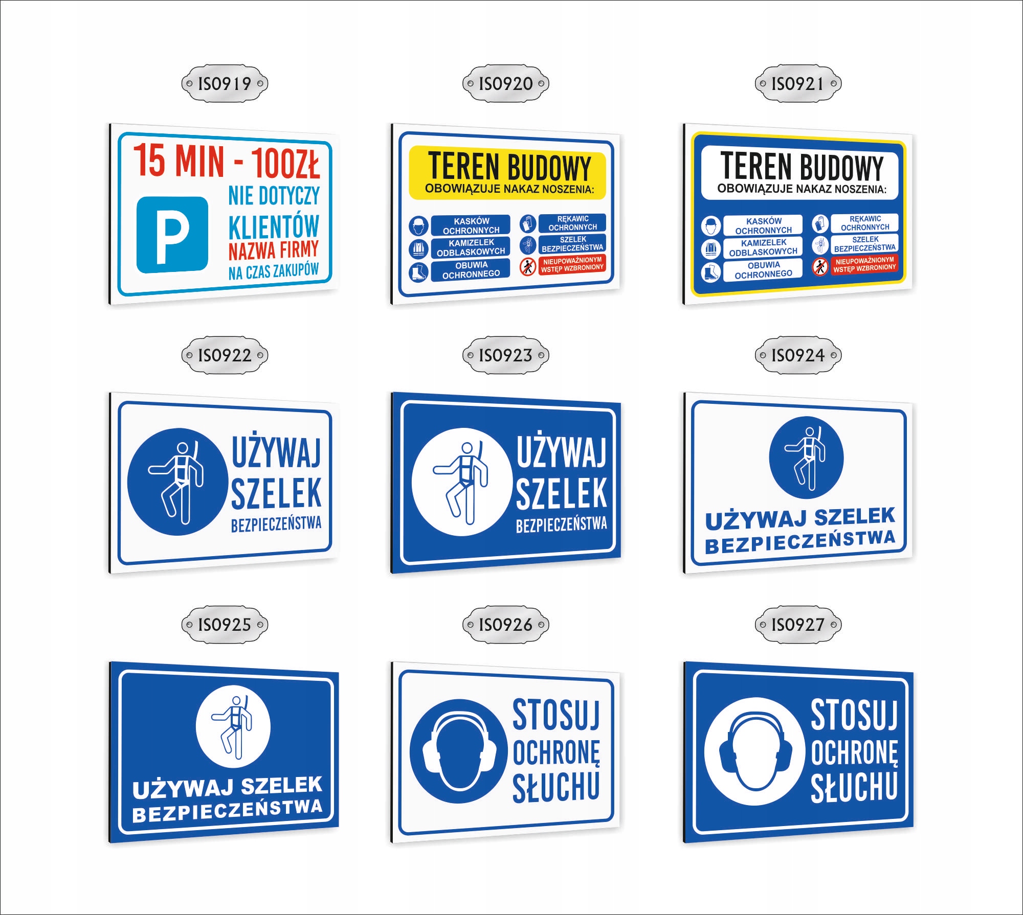 Tabliczka znak informacyjny nadruk UV 40x30 PARKING tylko dla klientów