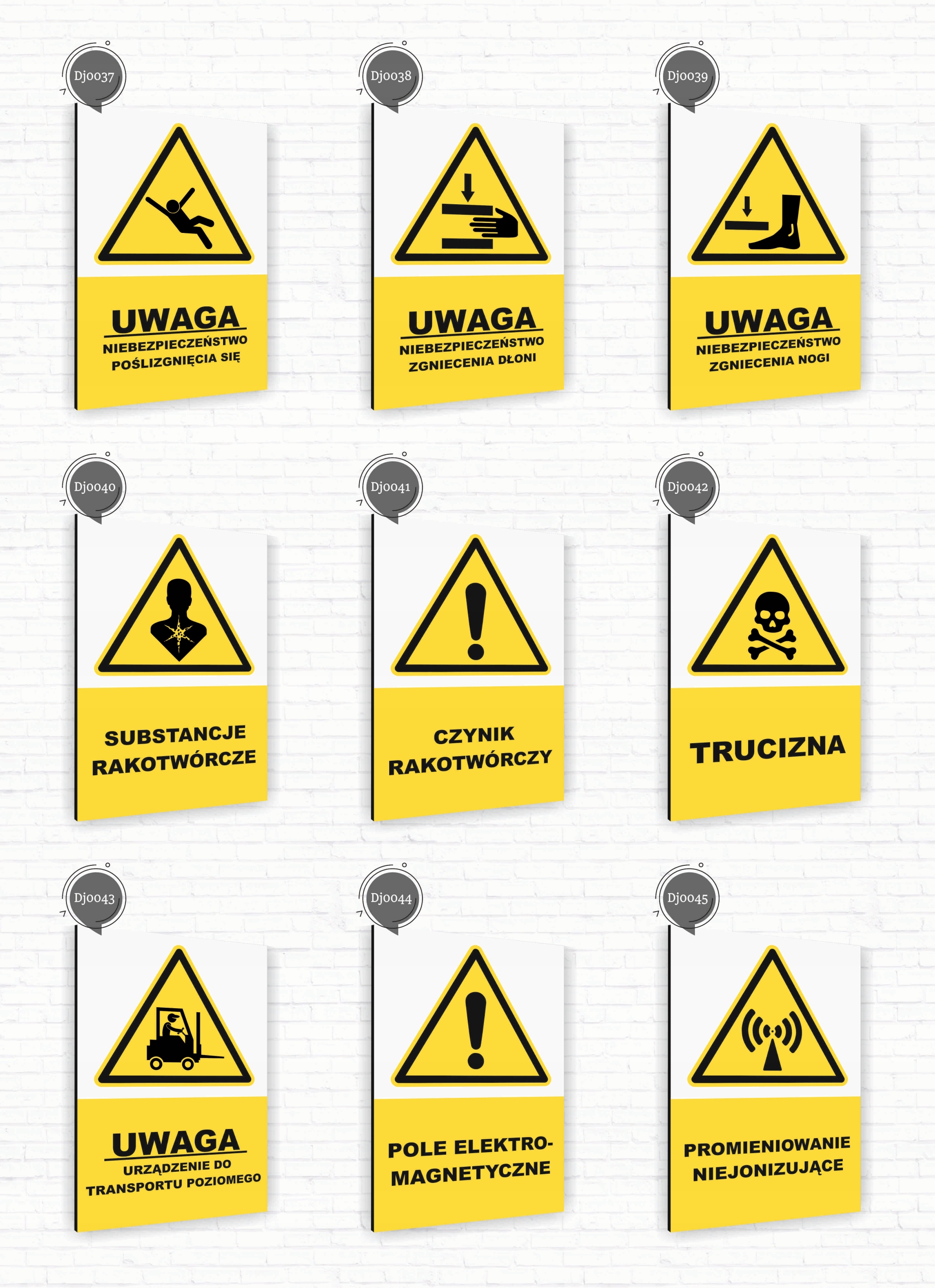 Tabliczka znak informacyjny 40x30 Biała WSTĘP WZBRONIONY Aluminiowa