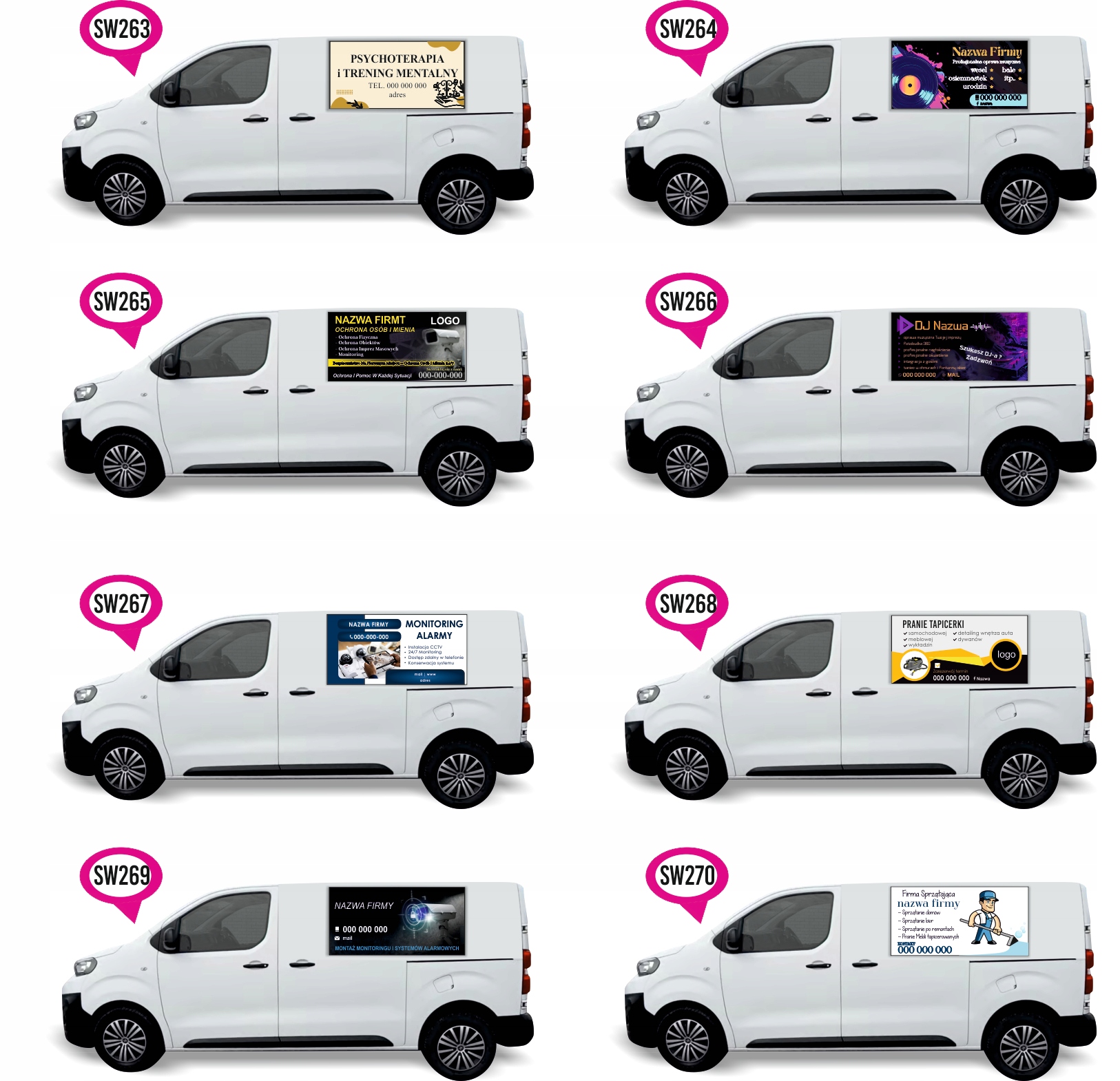 Naklejka Folia na samochód auto reklamowa SPAWANIE TIG MIG MAG