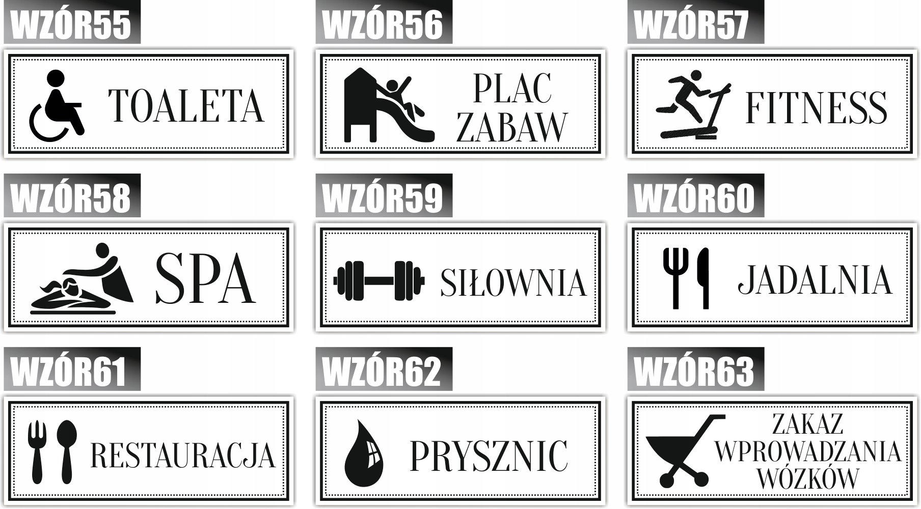 Tabliczka Grawer na Drzwi informacyjna AULA