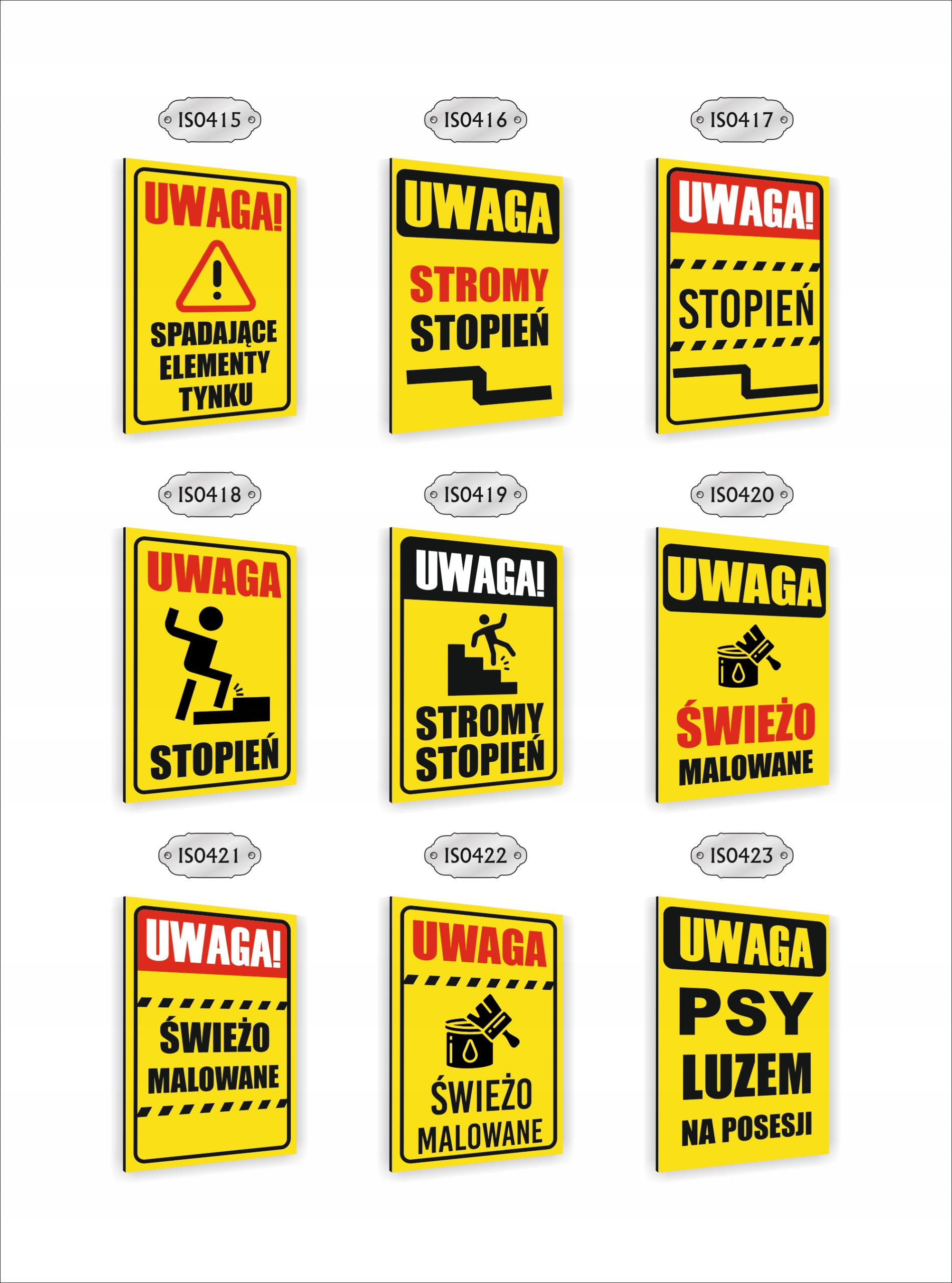 Tabliczka znak informacyjny dibond 30x20 uwaga kleszcze i żmije