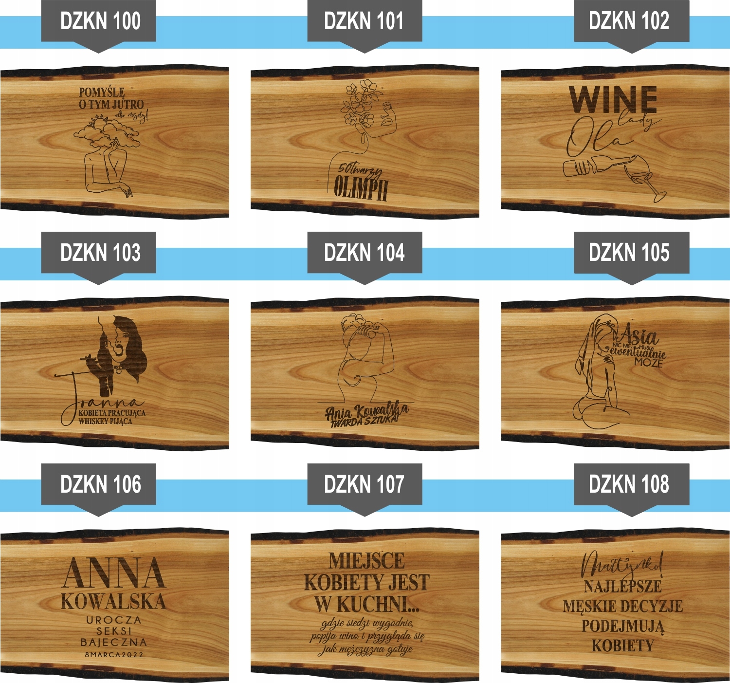 Deska z grawerem PREZENT na NOWY DOM osiedliny HIT