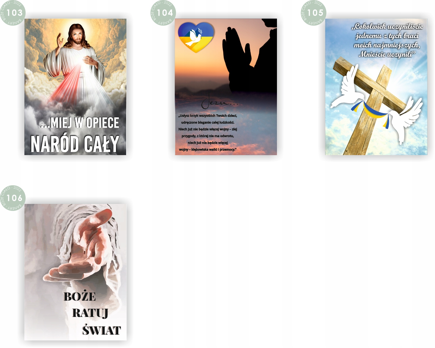 BANER NA BOŻE CIAŁO dekoracja OŁTARZA gotowy wzór