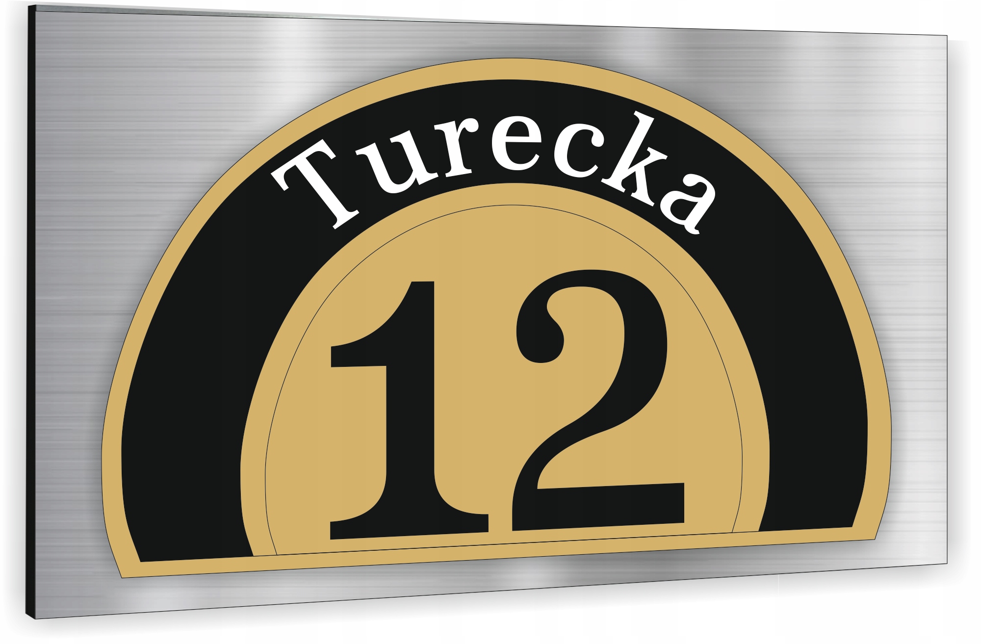 Tabliczka Tablica ADRESOWA ALUMINIOWA Numer domu 30x20 cyfry ulica dibond