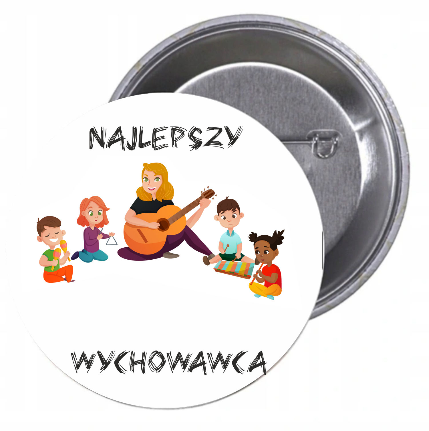 Przypinki buttony NAJLEPSZY WYCHOWAWCA