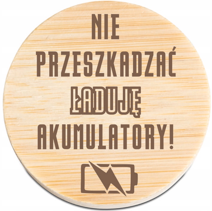 OTWIERACZ do piwa DREWNIANY personalizacja z grawerem nie przeszkadzac