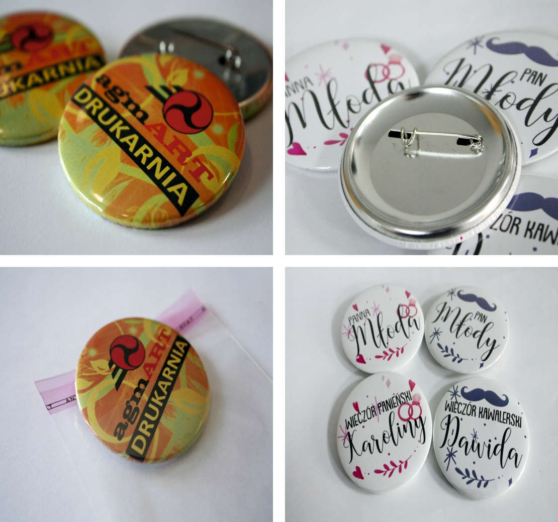 Przypinki buttony SUPER BOHATER PERSONALIZOWANE