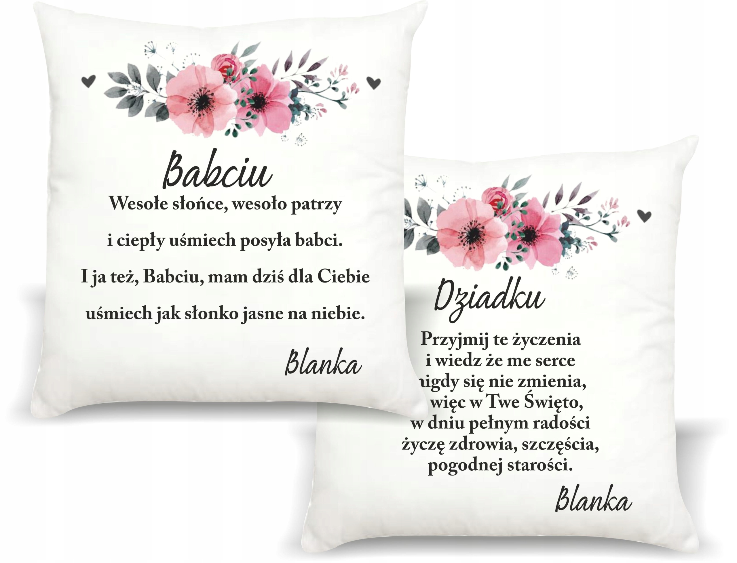 foto PODUSZKA PREZENT NA DZIEŃ BABCI DZIADKA imię