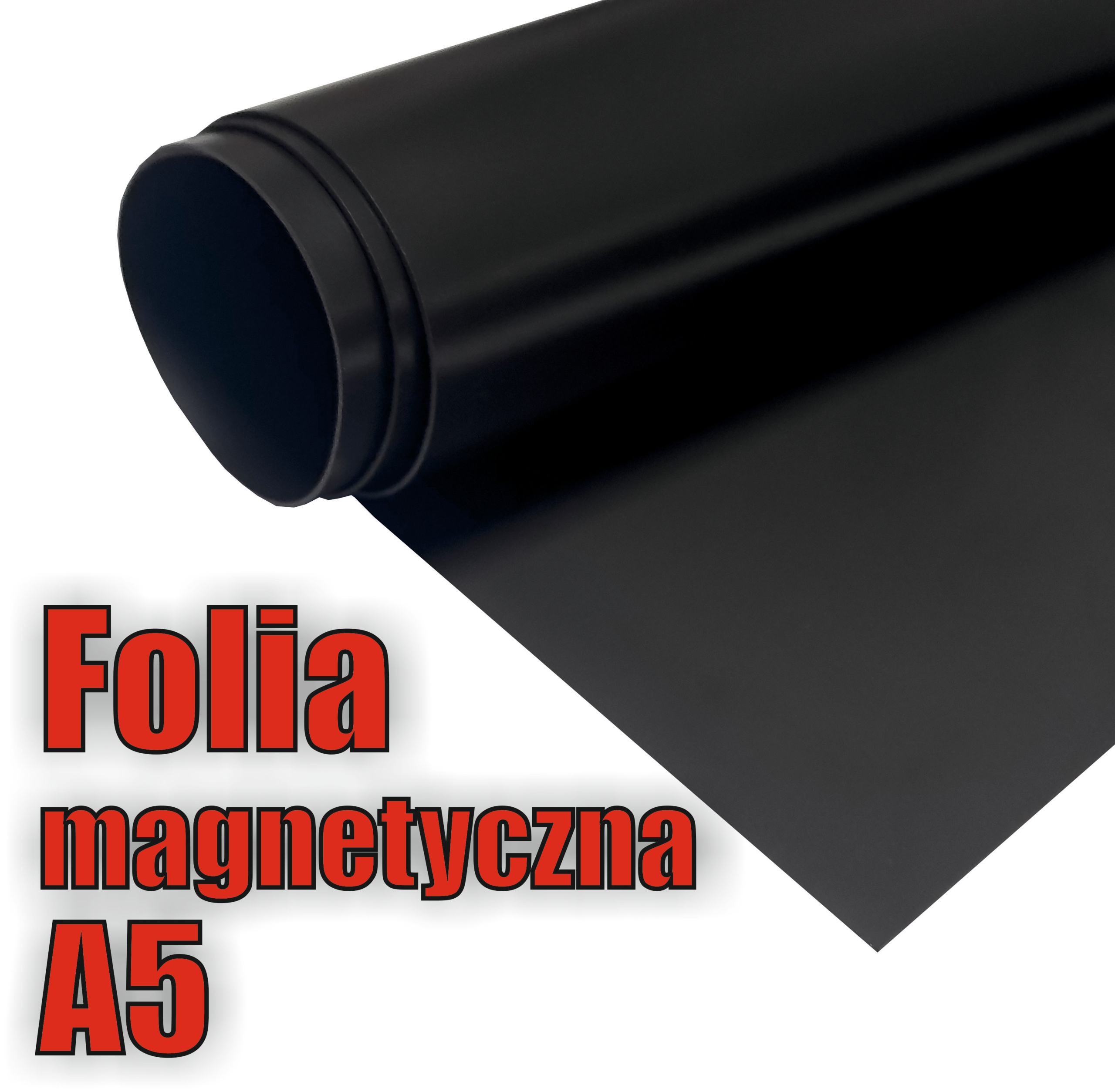magnes Folia magnetyczna jednostronna 0,7 mm arkusz A5 10 sztuk