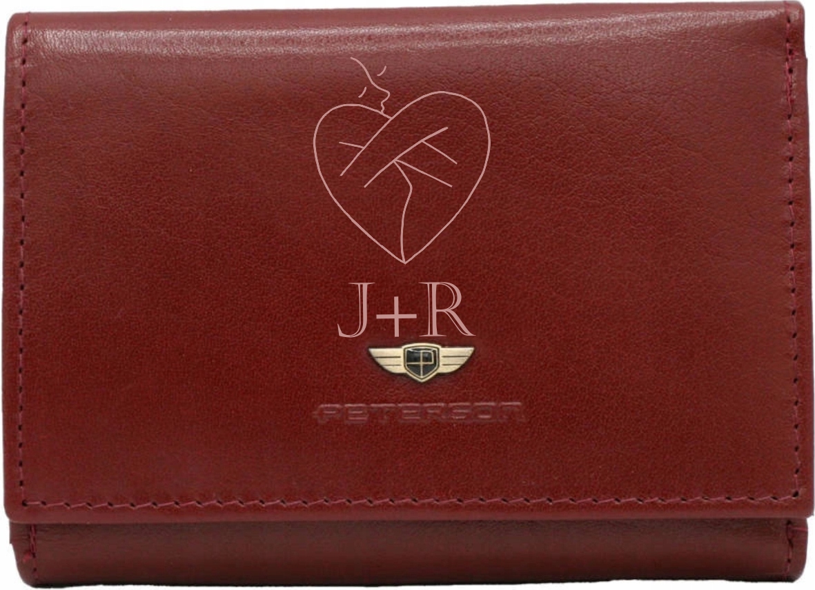 Portfel damski skórzany z GRAWEREM prezent na walentynki Z INICJAŁAMI