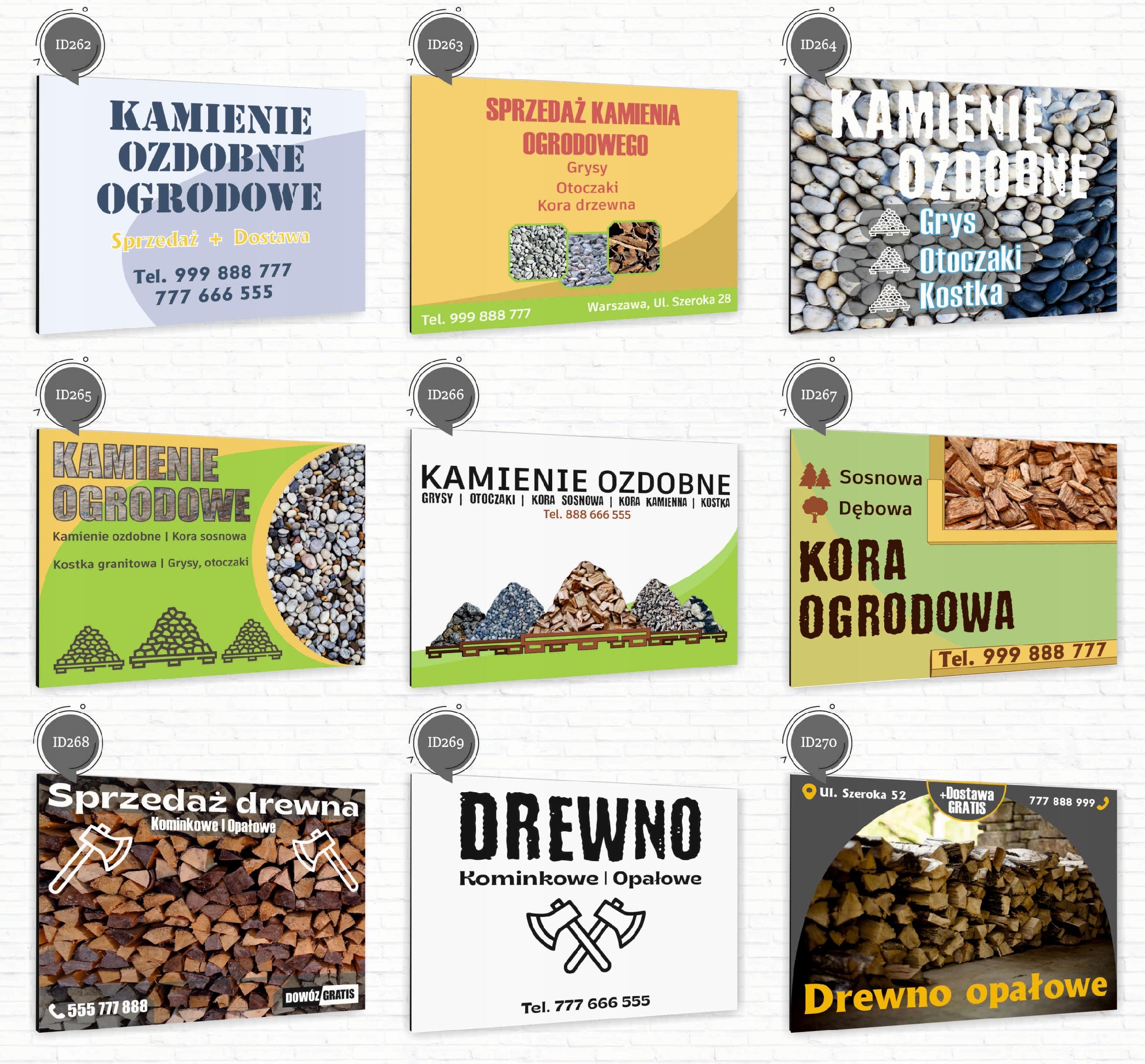 nadruk UV TABLICZKA reklamowa nierdzewna DREWNO OPAŁOWE dibond 40x30