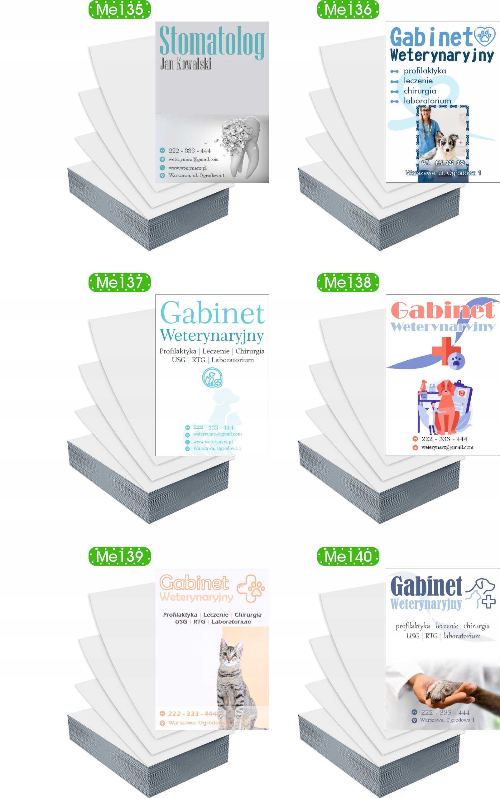 Ulotki A5 100szt reklamowe firmowe duży wybór MEDYCYNA ESTETYCZNA